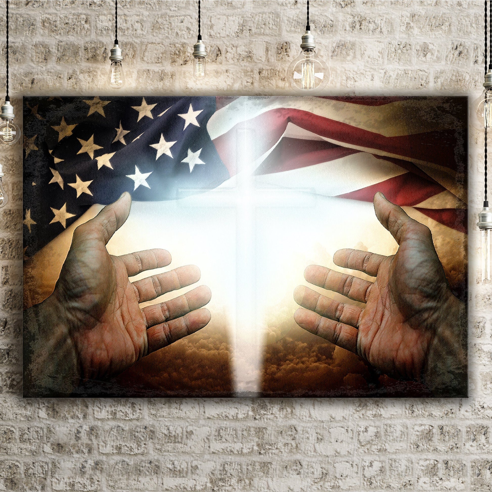 American Faith Canvas Wall Art - PatriotDepot.com