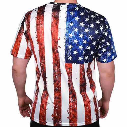 American Flag T-Shirt (Sublimated) - PatriotDepot.com