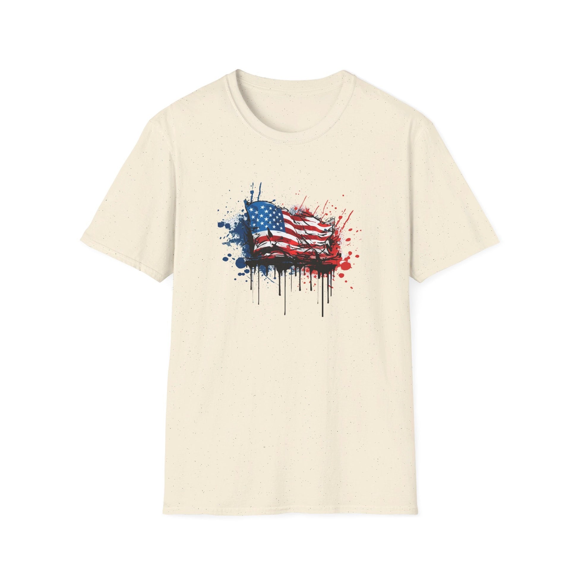 American Flag Unisex T-Shirt (Artist Design) - PatriotDepot.com