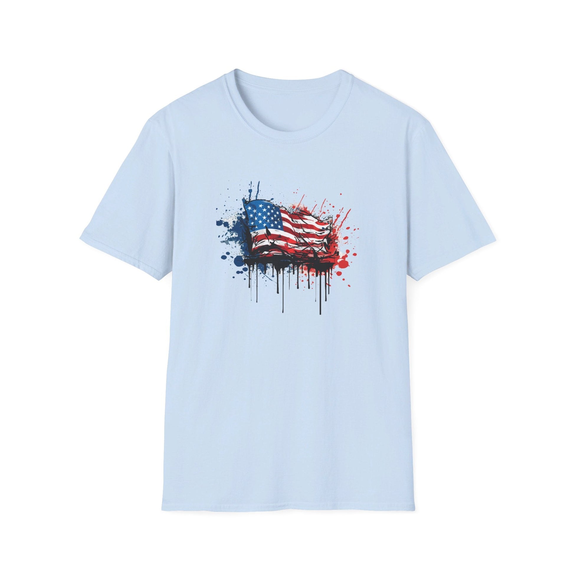 American Flag Unisex T-Shirt (Artist Design) - PatriotDepot.com