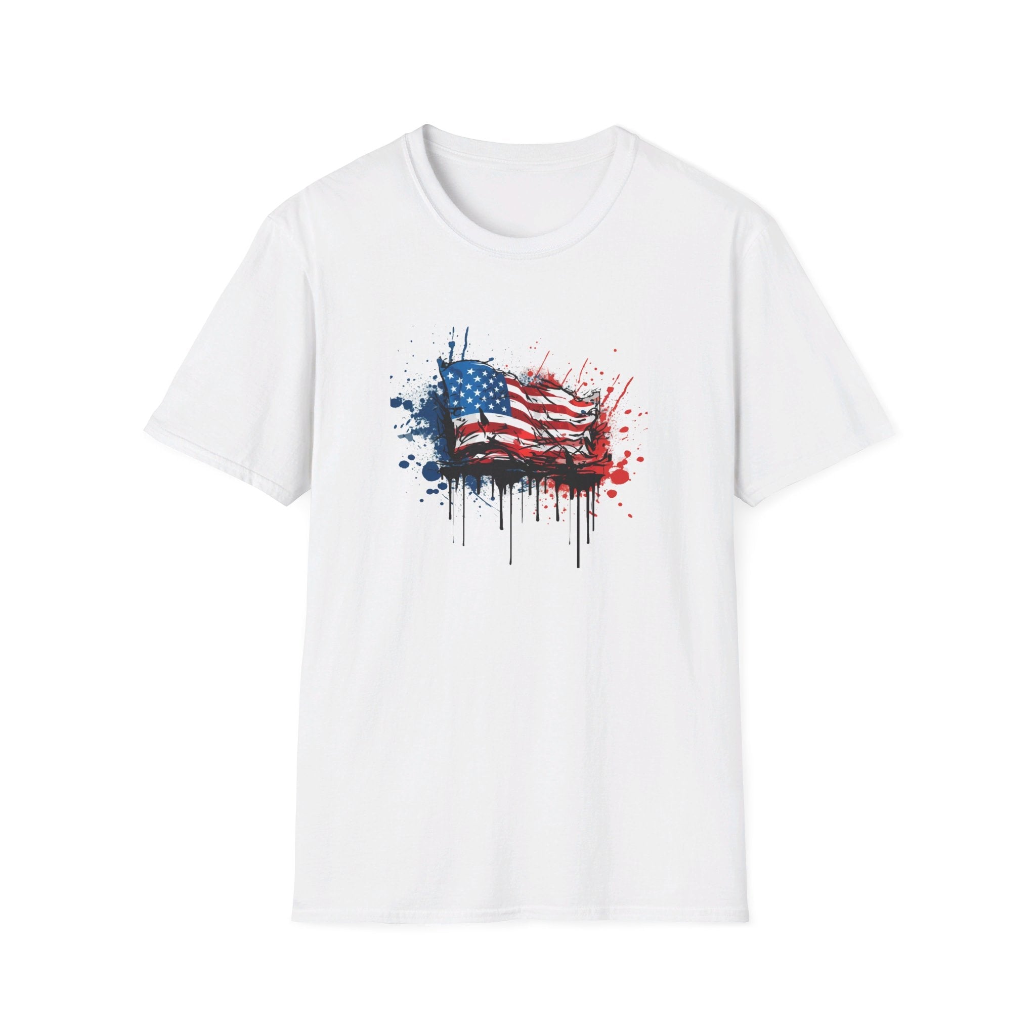 American Flag Unisex T-Shirt (Artist Design) - PatriotDepot.com