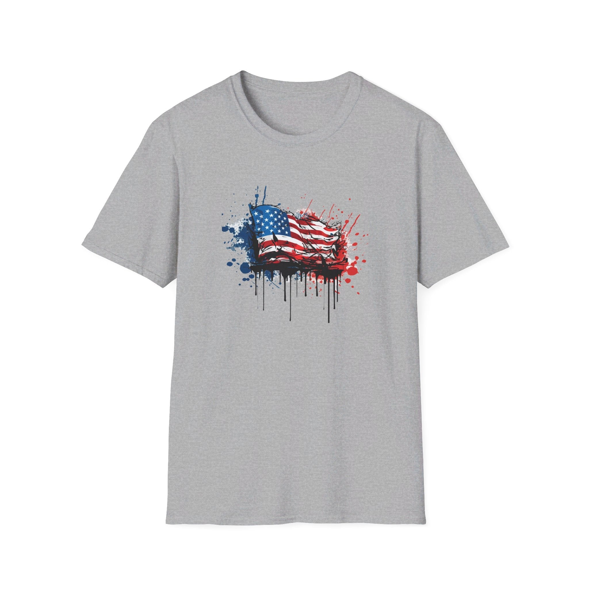 American Flag Unisex T-Shirt (Artist Design) - PatriotDepot.com