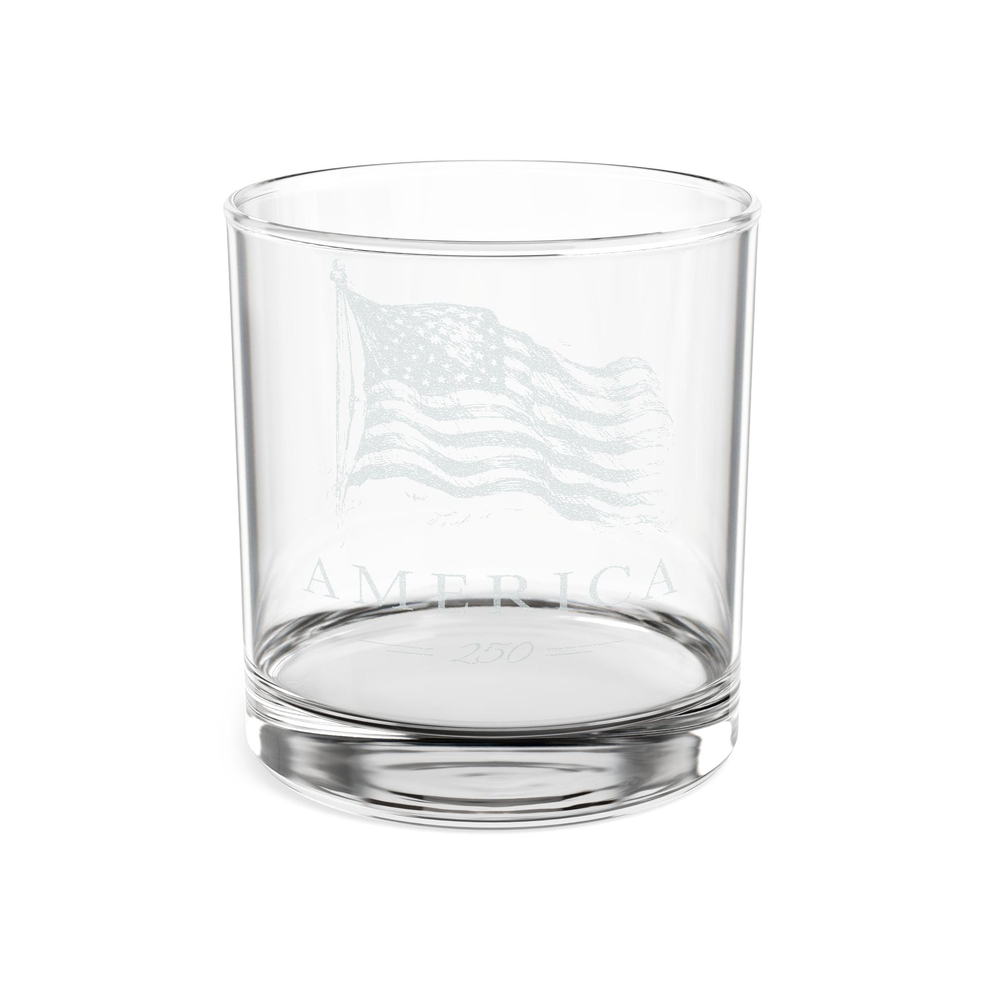 American Spirit Engraved Rocks Glass | 250 Years of Greatness - PatriotDepot.com