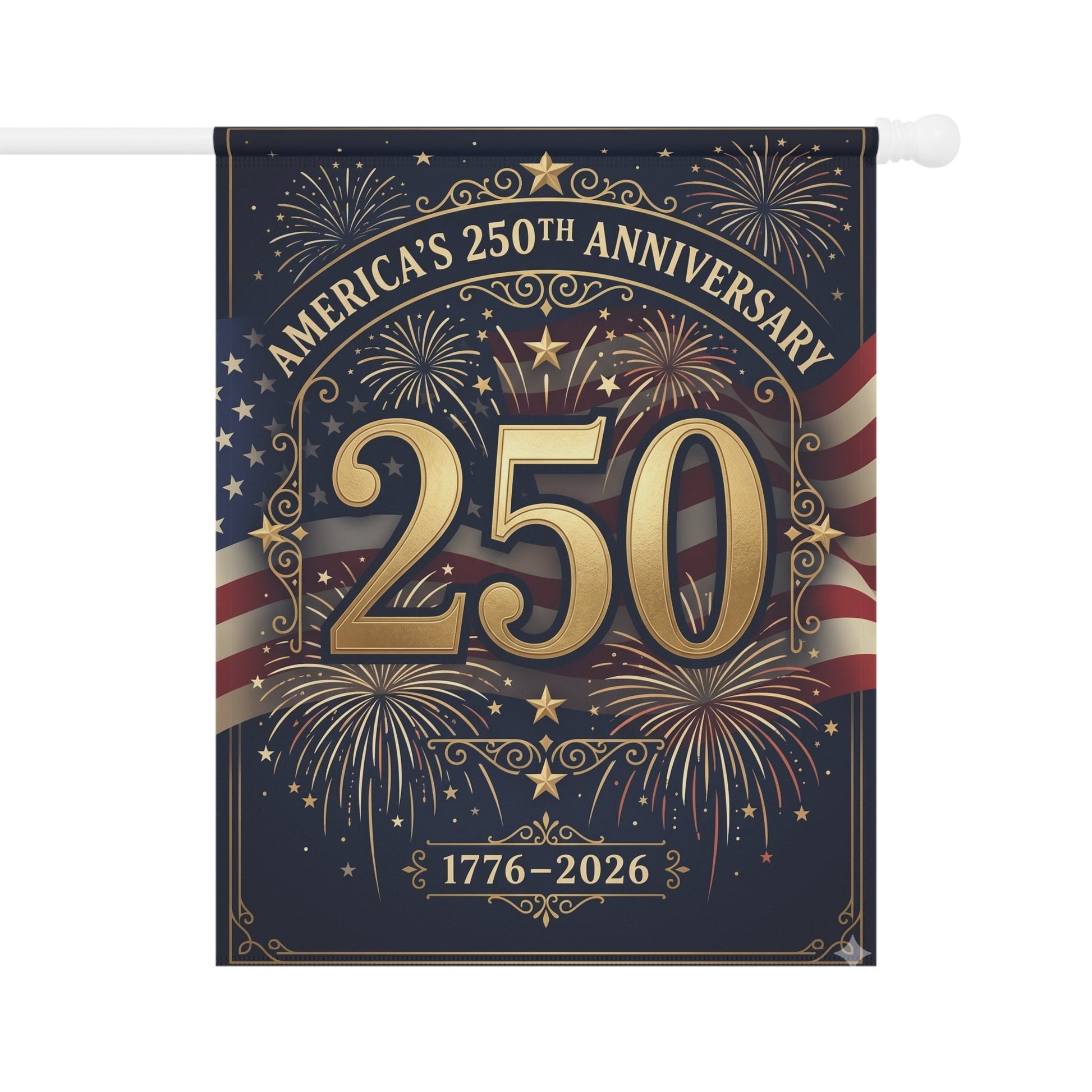 America's 250th Anniversary Celebration Banner Flag (No Grommets) - PatriotDepot.com