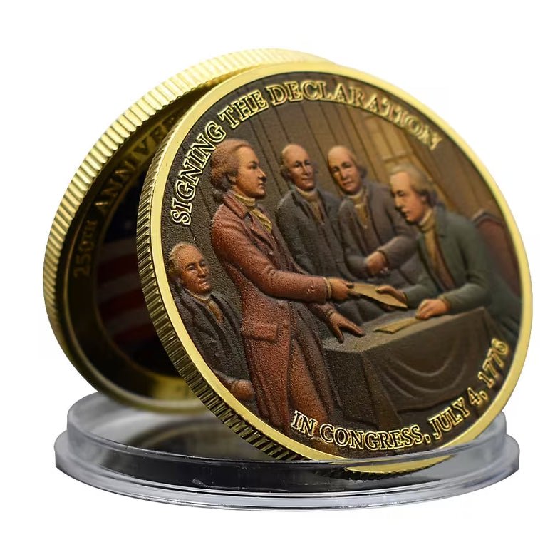 America’s 250th Anniversary Declaration of Independence Commemorative Challenge Coin (1776–2026) - PatriotDepot.com