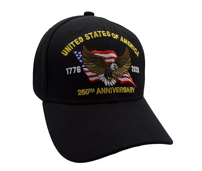 America’s 250th Anniversary Eagle Heritage Premium Embroidered Hat - PatriotDepot.com