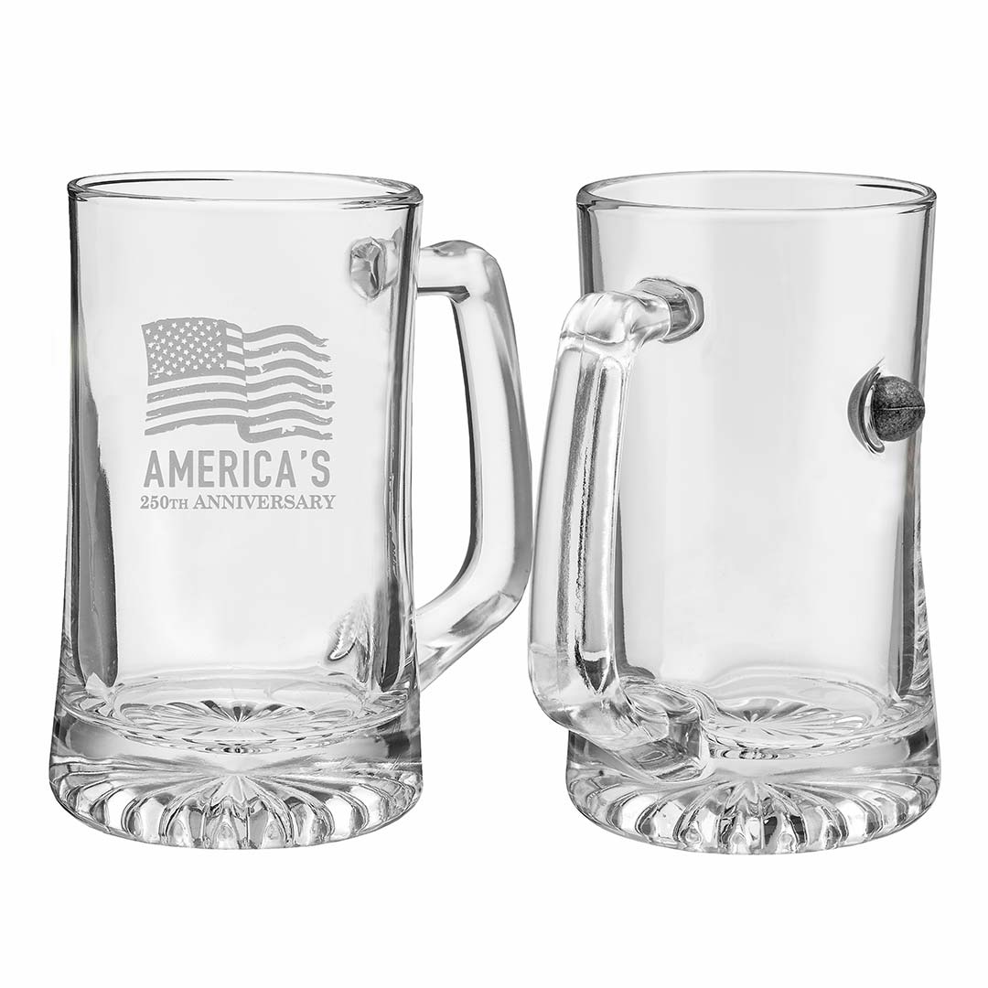 America's 250th Anniversary 'Freedom Forged' Glassware | Made in USA - PatriotDepot.com