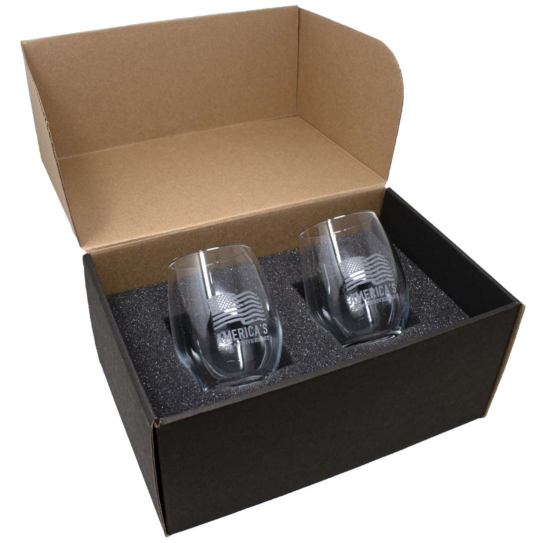 America's 250th Anniversary 'Freedom Forged' Glassware | Made in USA - PatriotDepot.com