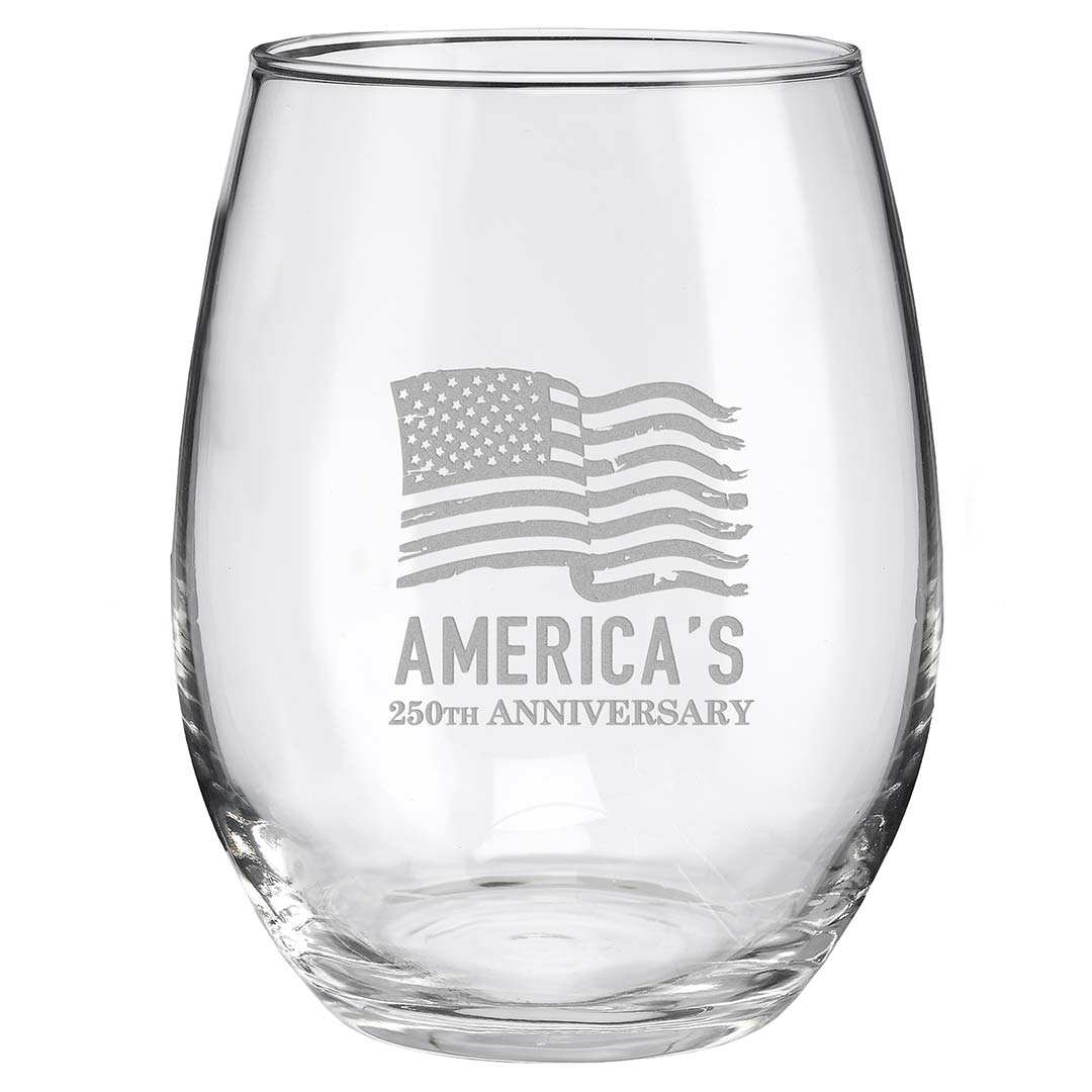 America's 250th Anniversary 'Freedom Forged' Glassware | Made in USA - PatriotDepot.com