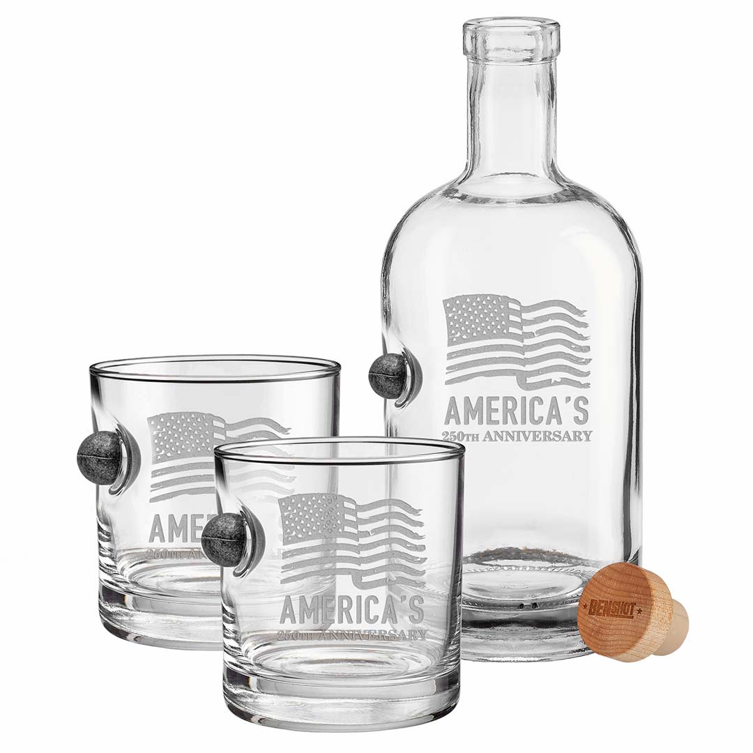 America's 250th Anniversary 'Freedom Forged' Glassware | Made in USA - PatriotDepot.com