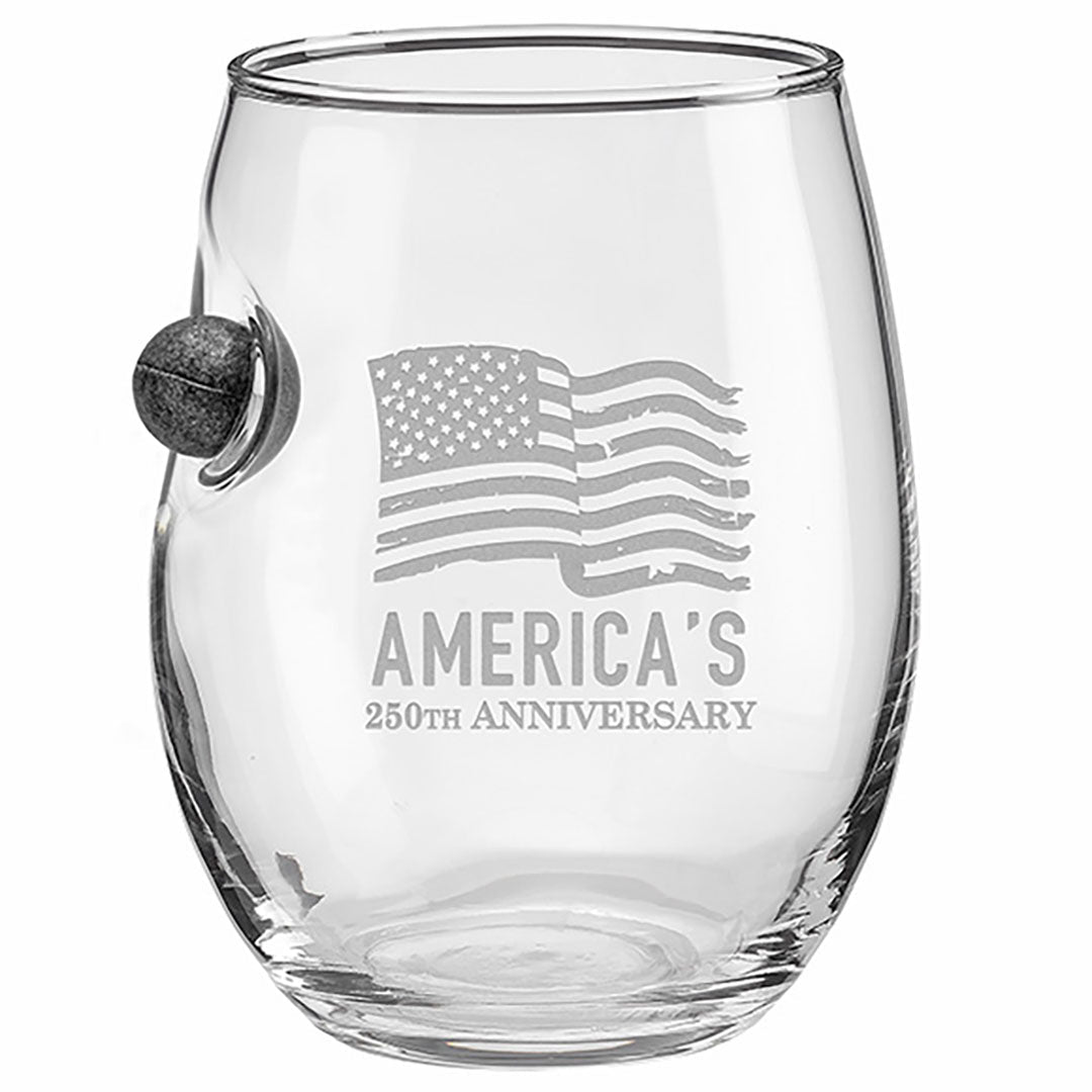America's 250th Anniversary 'Freedom Forged' Glassware | Made in USA - PatriotDepot.com