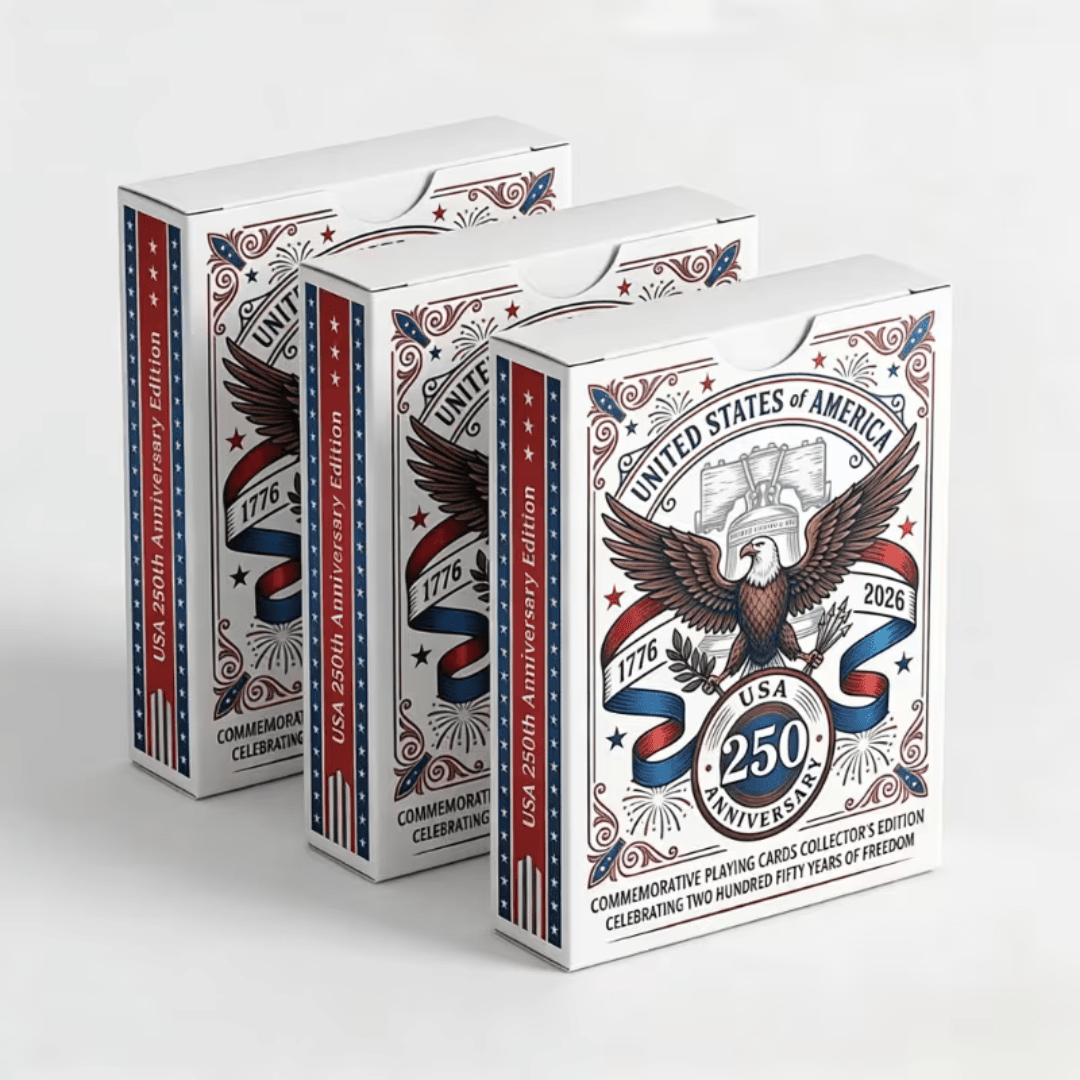 America’s 250th Anniversary Heritage Edition Premium Patriotic Collector Deck (1776–2026) - PatriotDepot.com