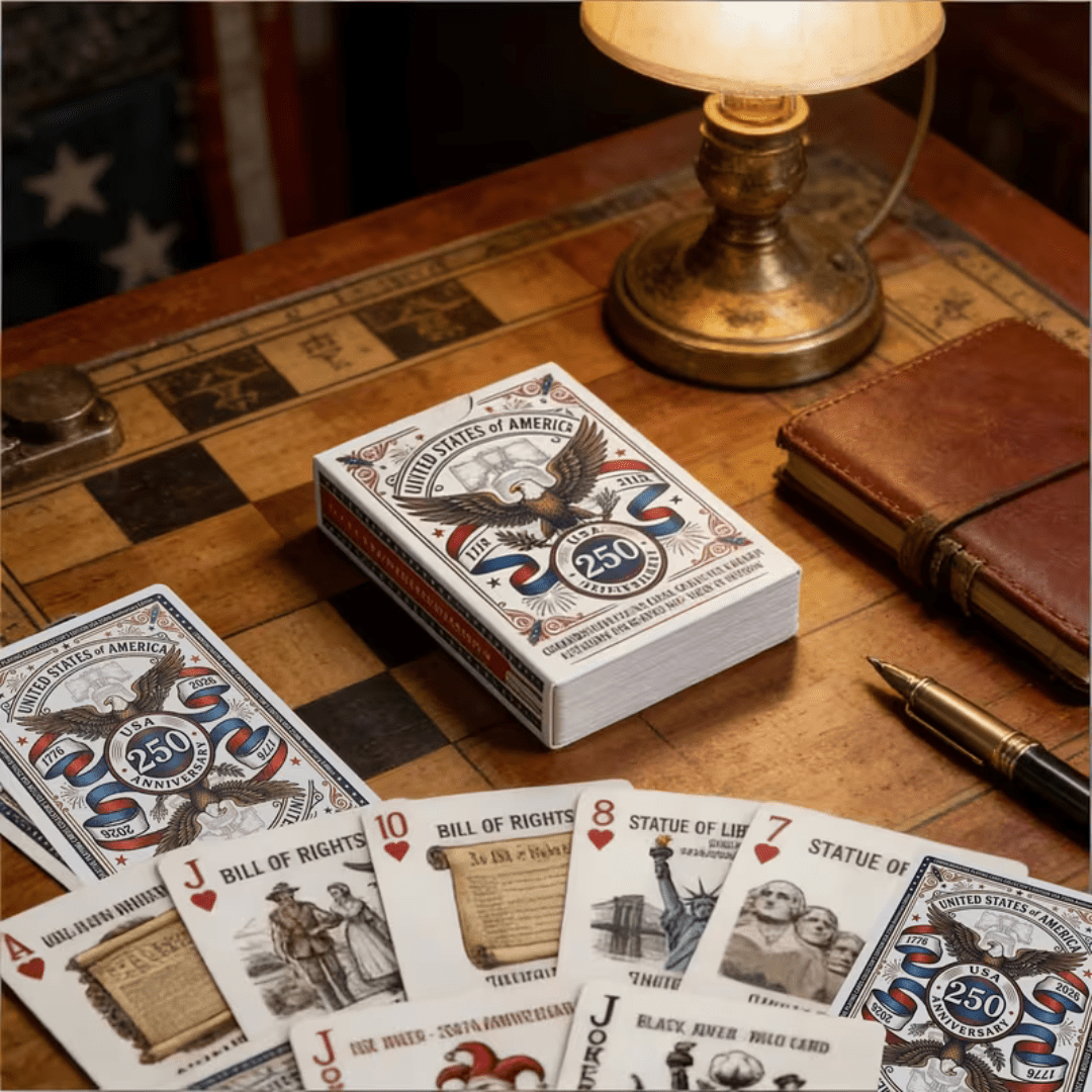 America’s 250th Anniversary Heritage Edition Premium Patriotic Collector Deck (1776–2026) - PatriotDepot.com