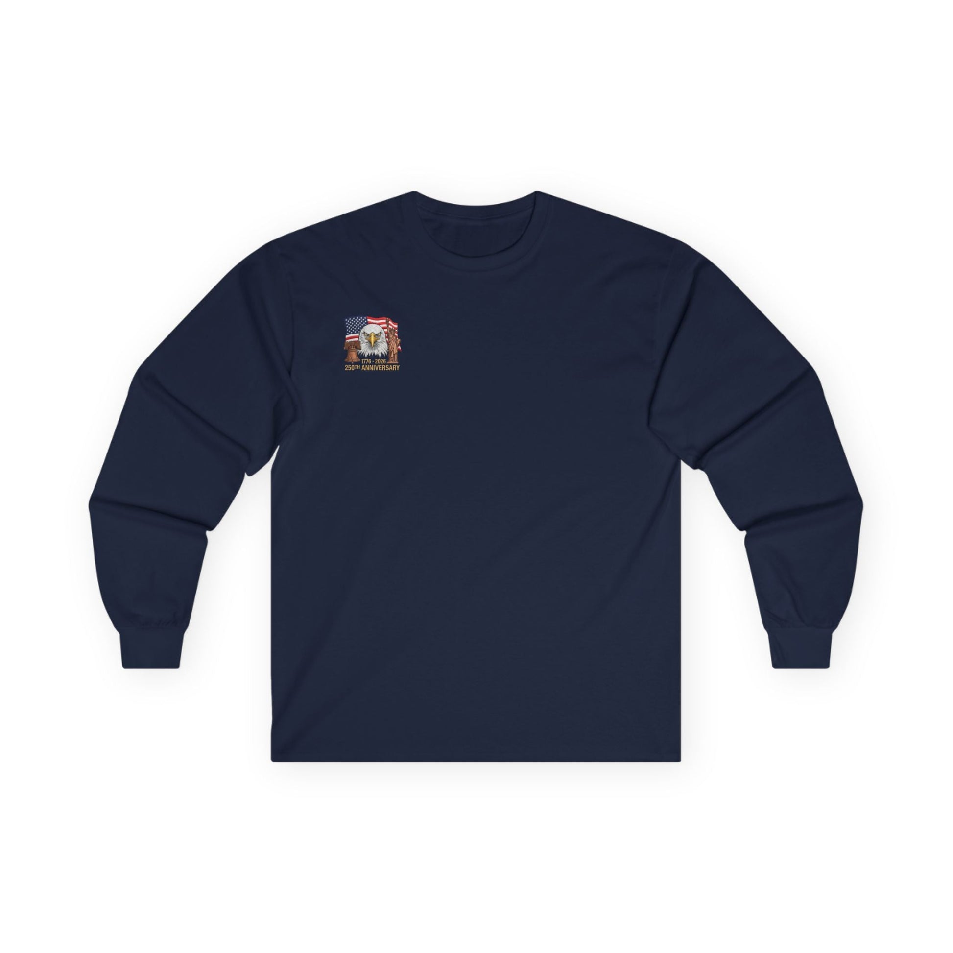 America’s 250th Anniversary Heritage Long - Sleeve T-Shirt – 1776–2026 Edition - PatriotDepot.com
