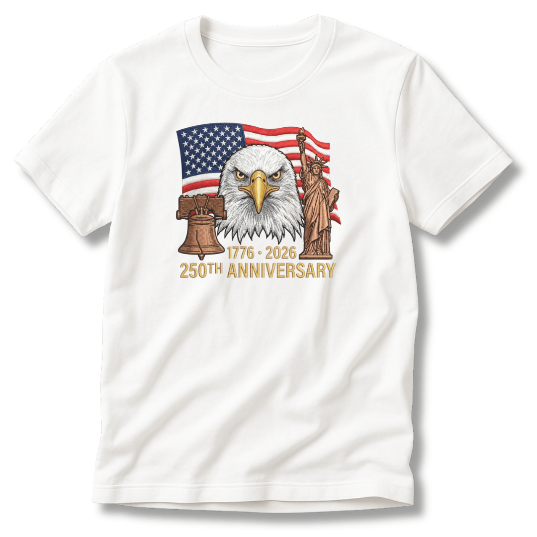 America’s 250th Anniversary Heritage T-shirt – 1776–2026 Edition - PatriotDepot.com