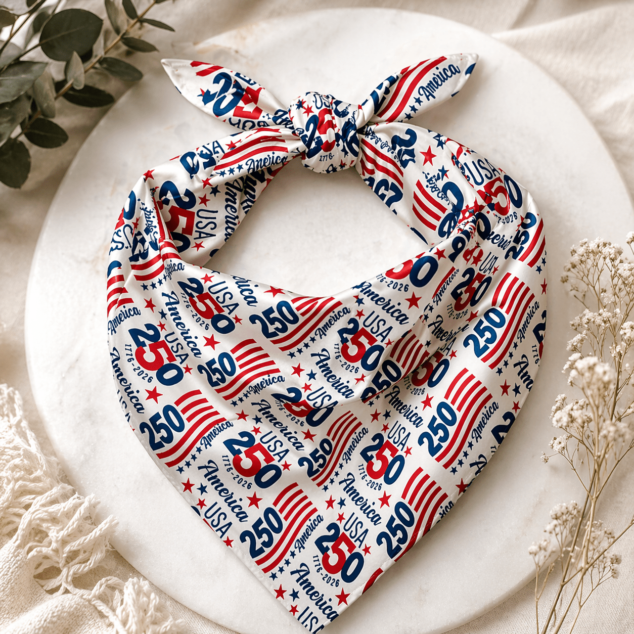 America’s 250th Anniversary Patriotic Bandana - PatriotDepot.com