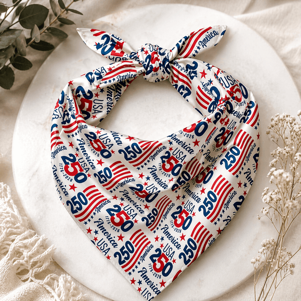 America's 250th Anniversary Patriotic Flag Bandana – PatriotDepot.com