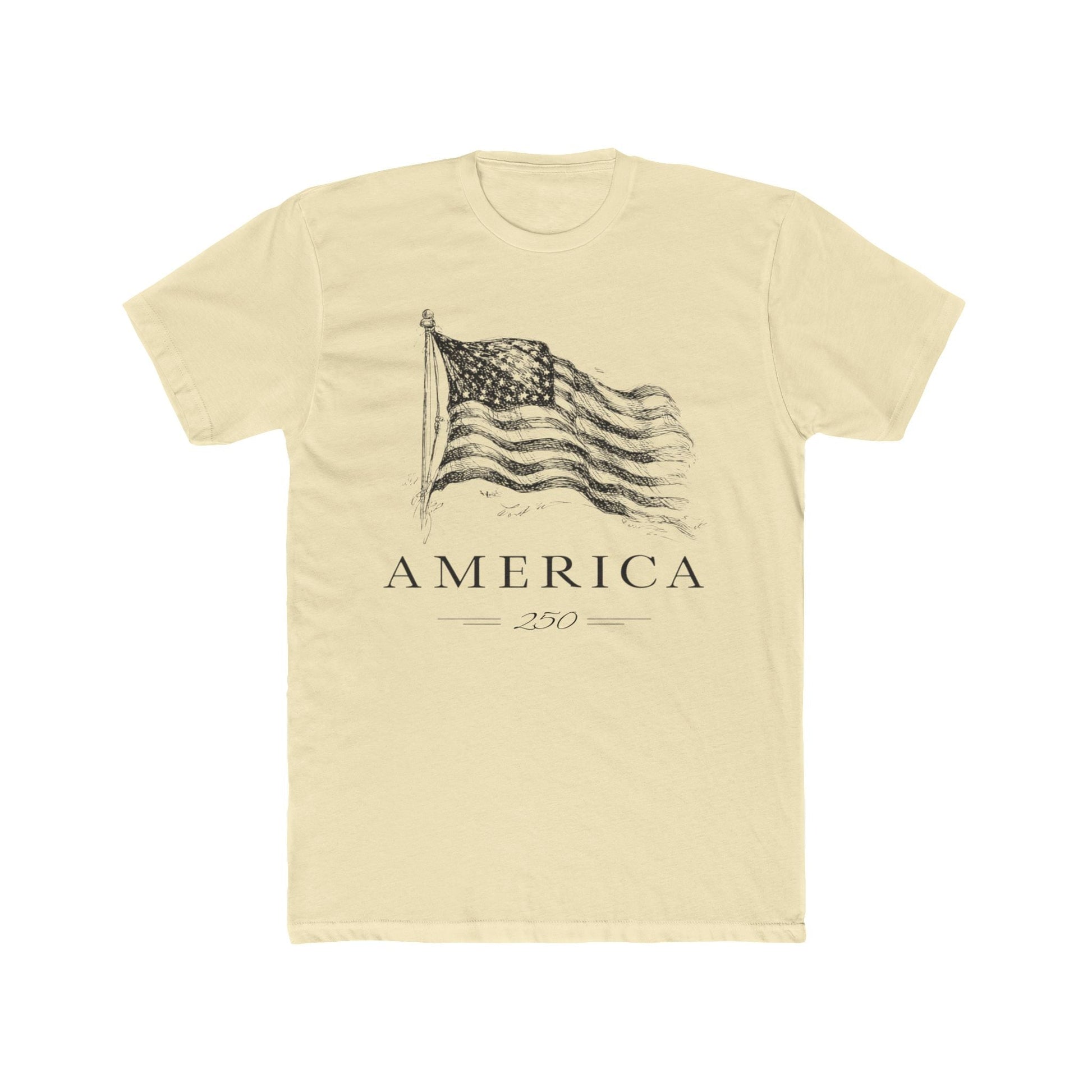 America's 250th Anniversary Vintage Flag T‑Shirt (Patriotic USA Edition) - PatriotDepot.com