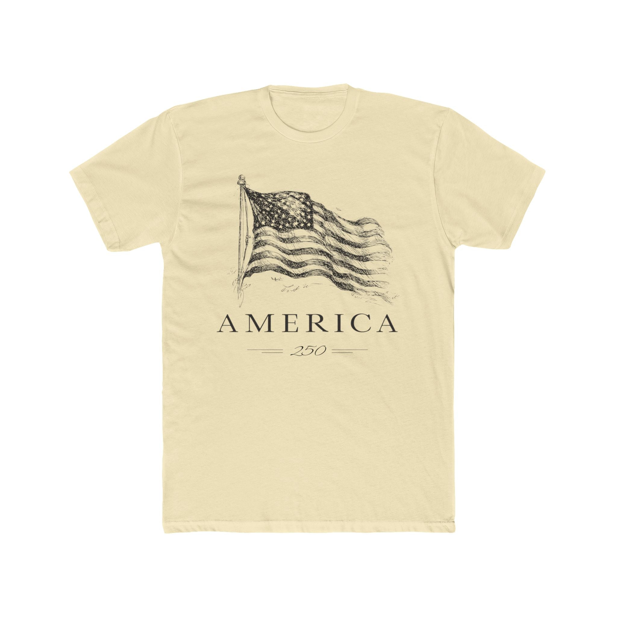 America's 250th Anniversary Vintage Flag T‑Shirt (Patriotic USA Edition) - PatriotDepot.com