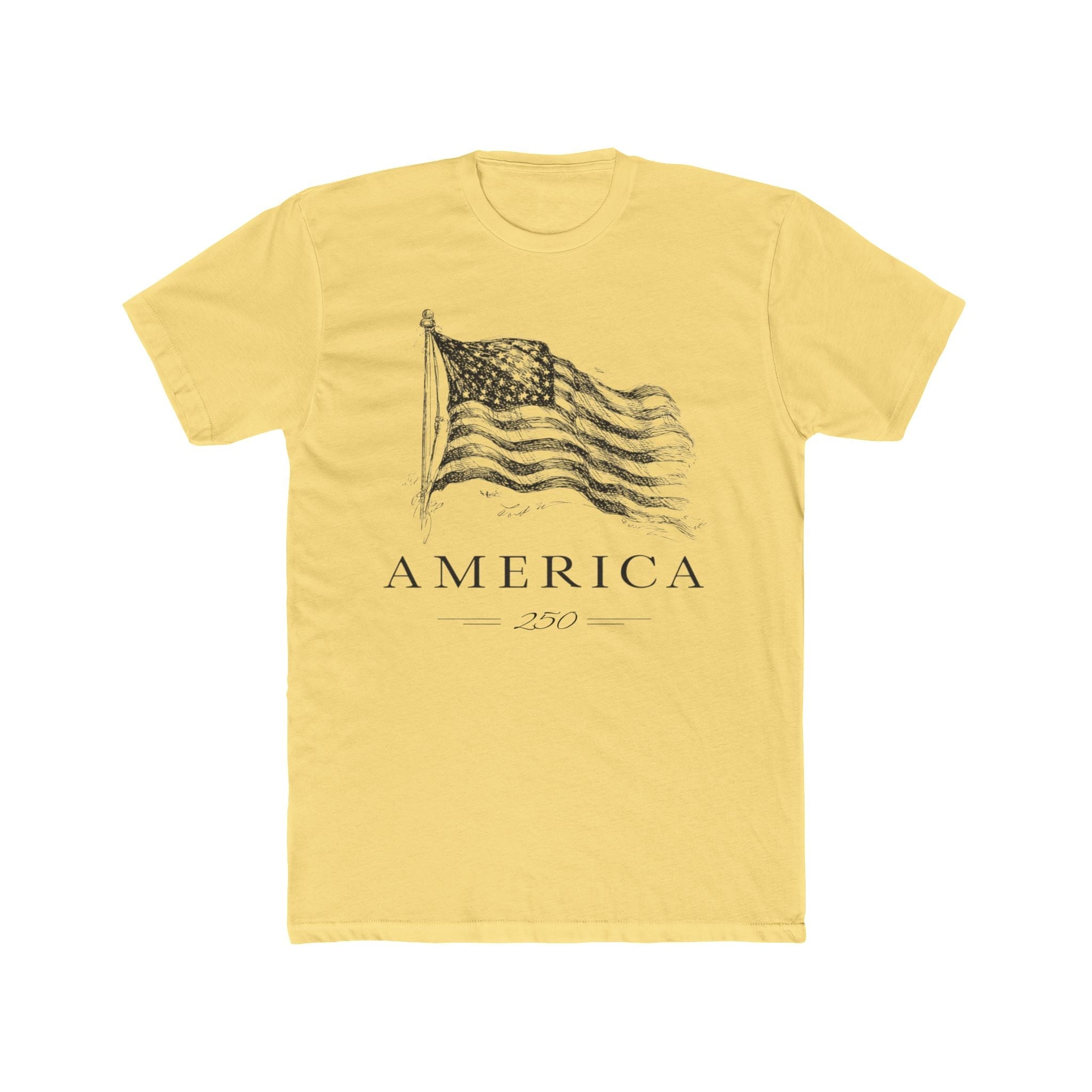 America's 250th Anniversary Vintage Flag T‑Shirt (Patriotic USA Edition) - PatriotDepot.com