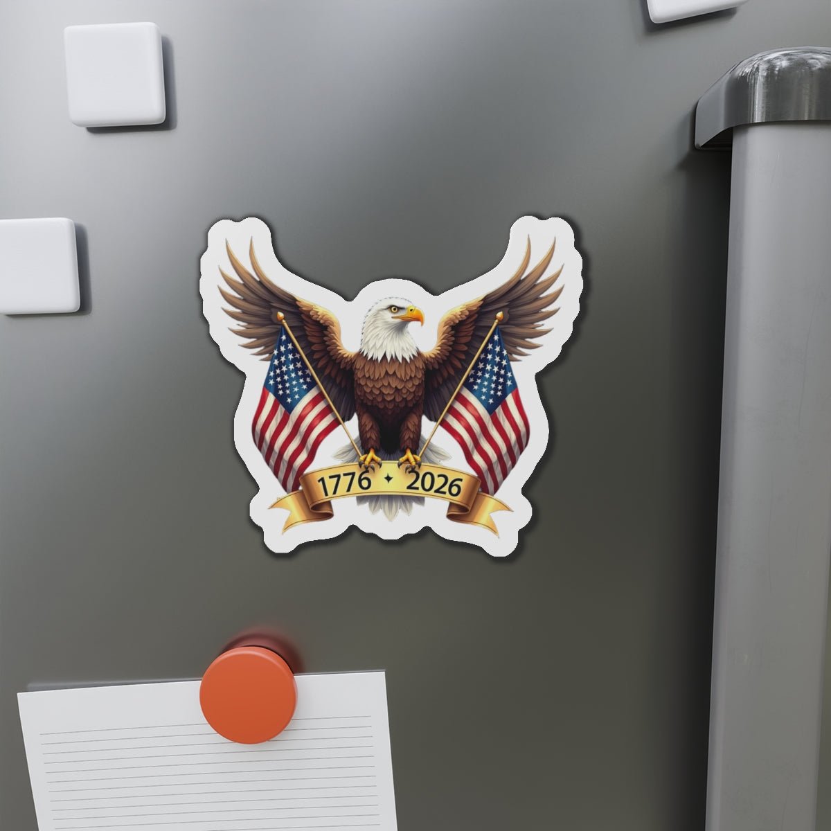 America’s 250th Anniversary “Wings of Freedom” Die - Cut Magnet – 1776–2026 Edition - PatriotDepot.com