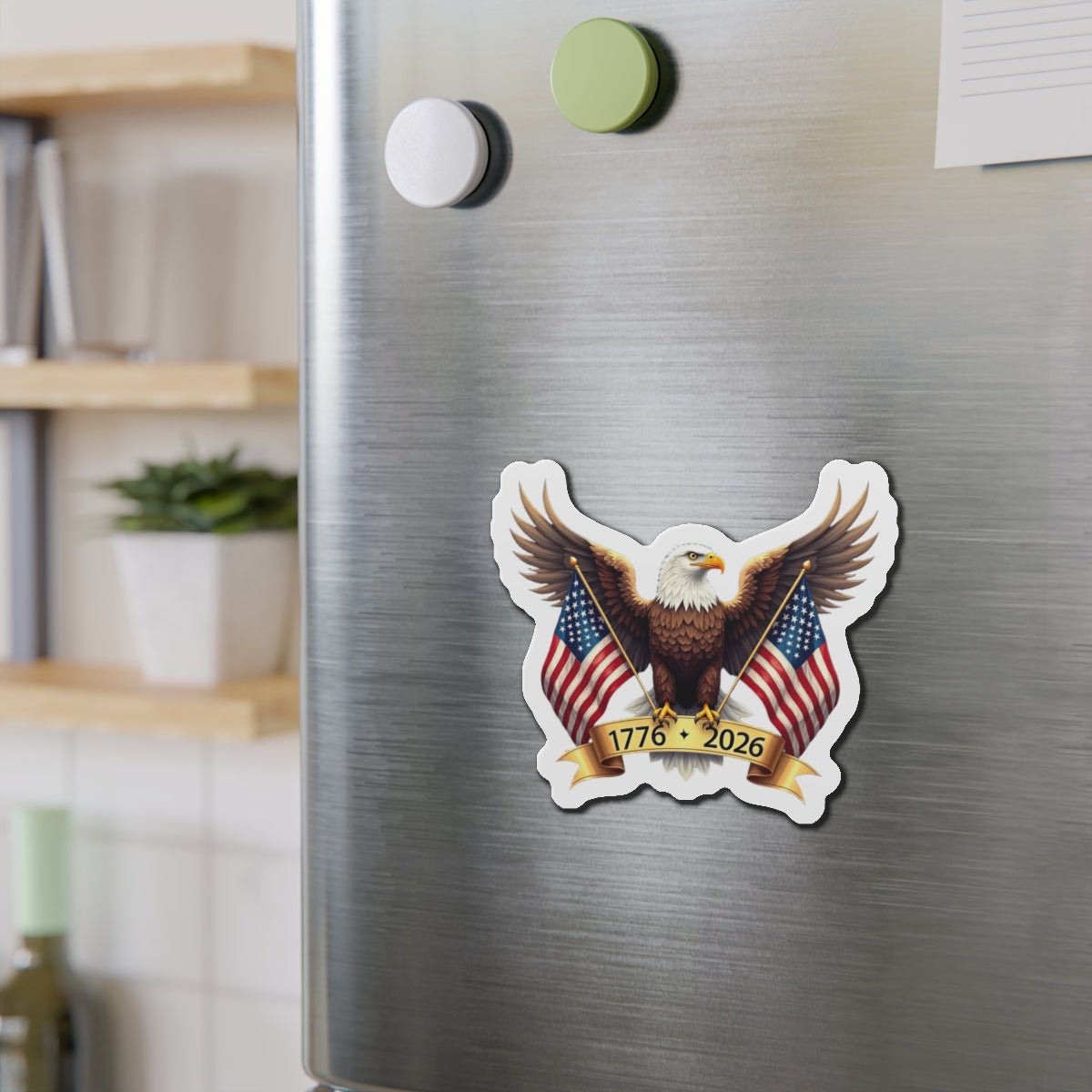 America’s 250th Anniversary “Wings of Freedom” Die - Cut Magnet – 1776–2026 Edition - PatriotDepot.com
