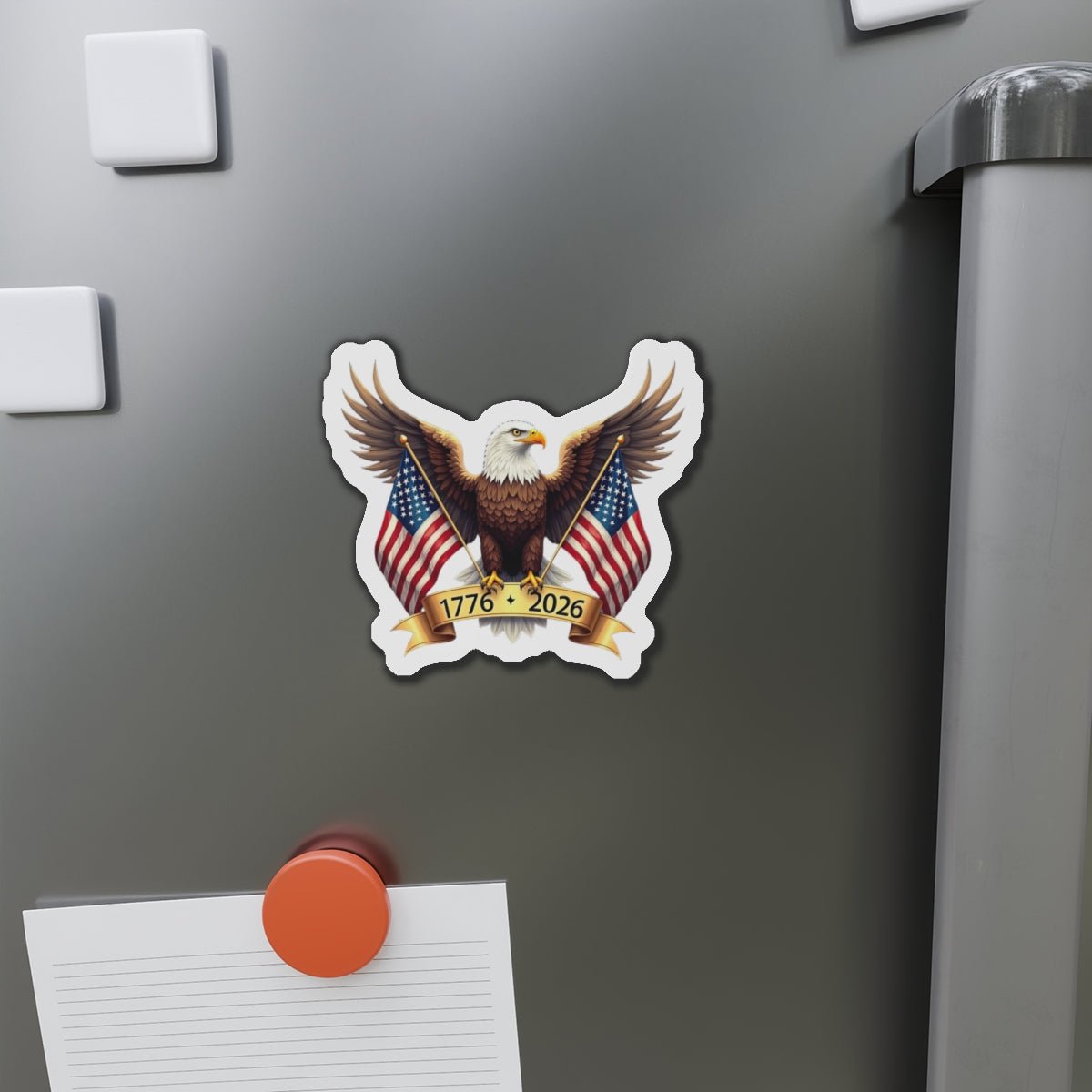 America’s 250th Anniversary “Wings of Freedom” Die - Cut Magnet – 1776–2026 Edition - PatriotDepot.com