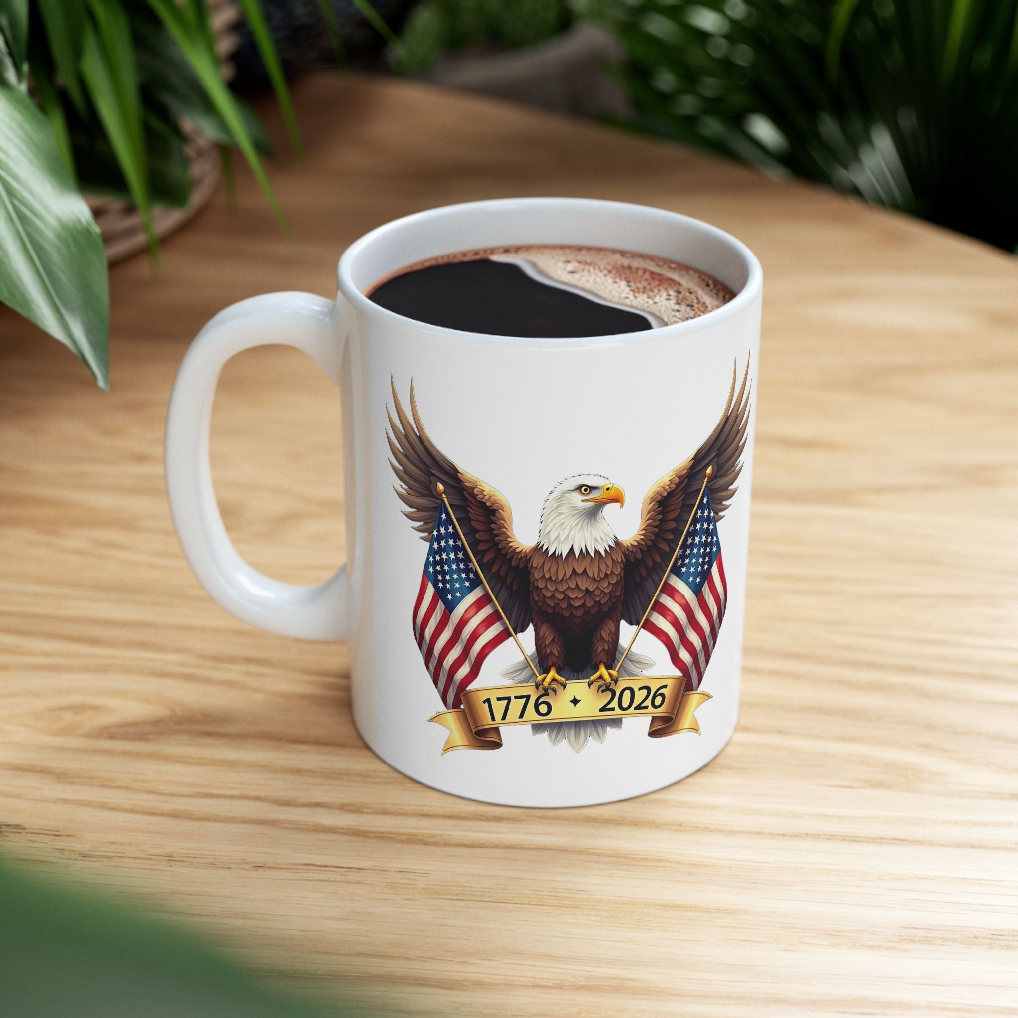 America’s 250th Anniversary “Wings of Freedom” Mug – 1776–2026 Edition - PatriotDepot.com