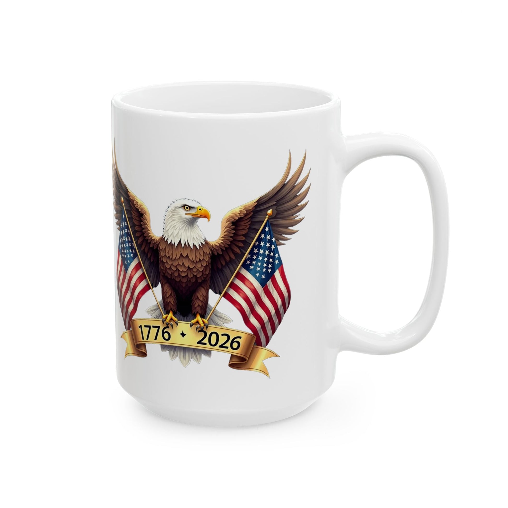 America’s 250th Anniversary “Wings of Freedom” Mug – 1776–2026 Edition - PatriotDepot.com