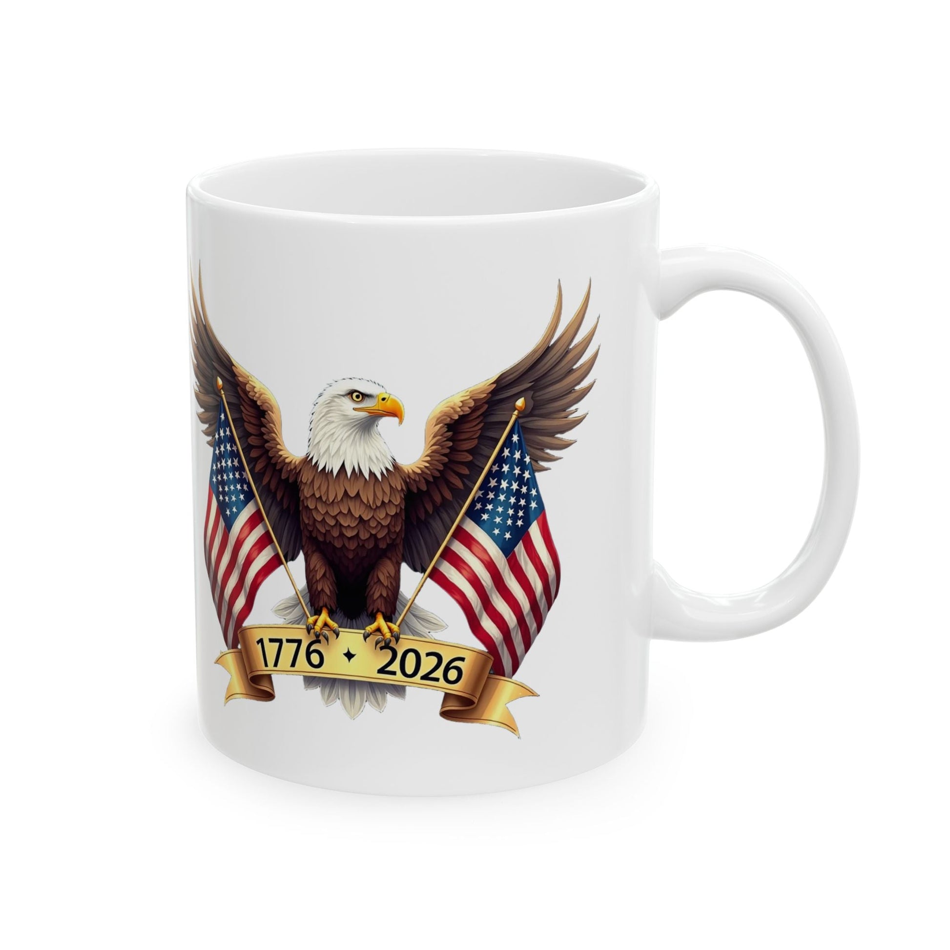 America’s 250th Anniversary “Wings of Freedom” Mug – 1776–2026 Edition - PatriotDepot.com