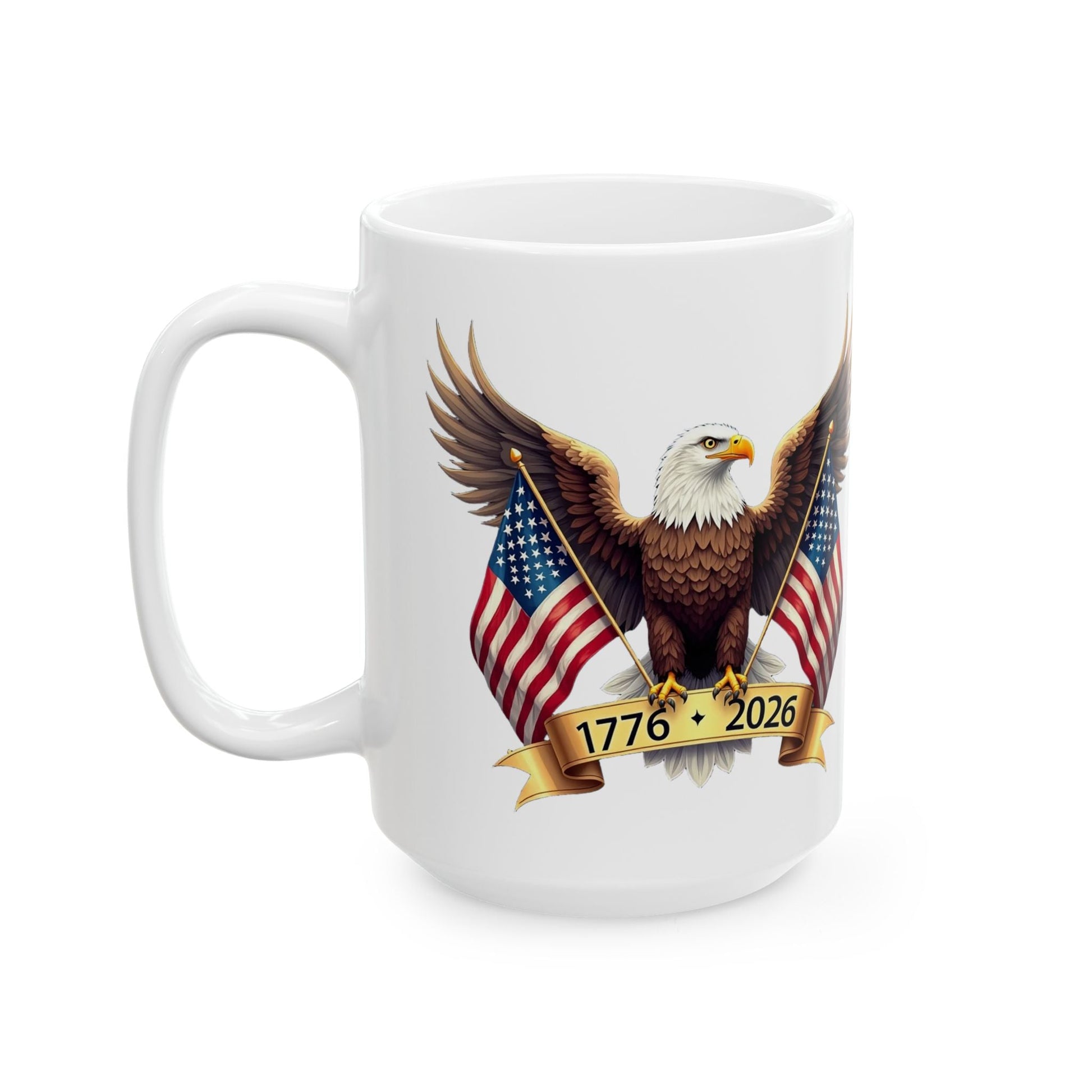 America’s 250th Anniversary “Wings of Freedom” Mug – 1776–2026 Edition - PatriotDepot.com