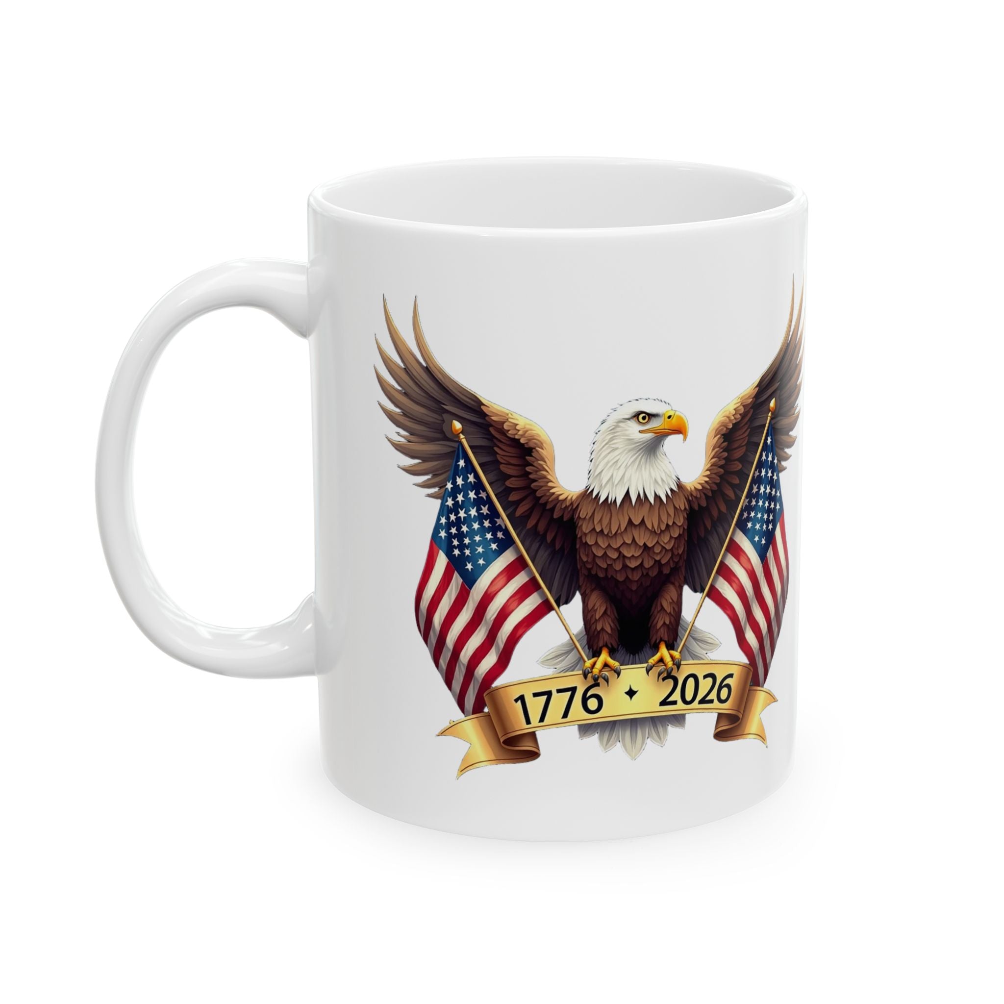 America’s 250th Anniversary “Wings of Freedom” Mug – 1776–2026 Edition - PatriotDepot.com