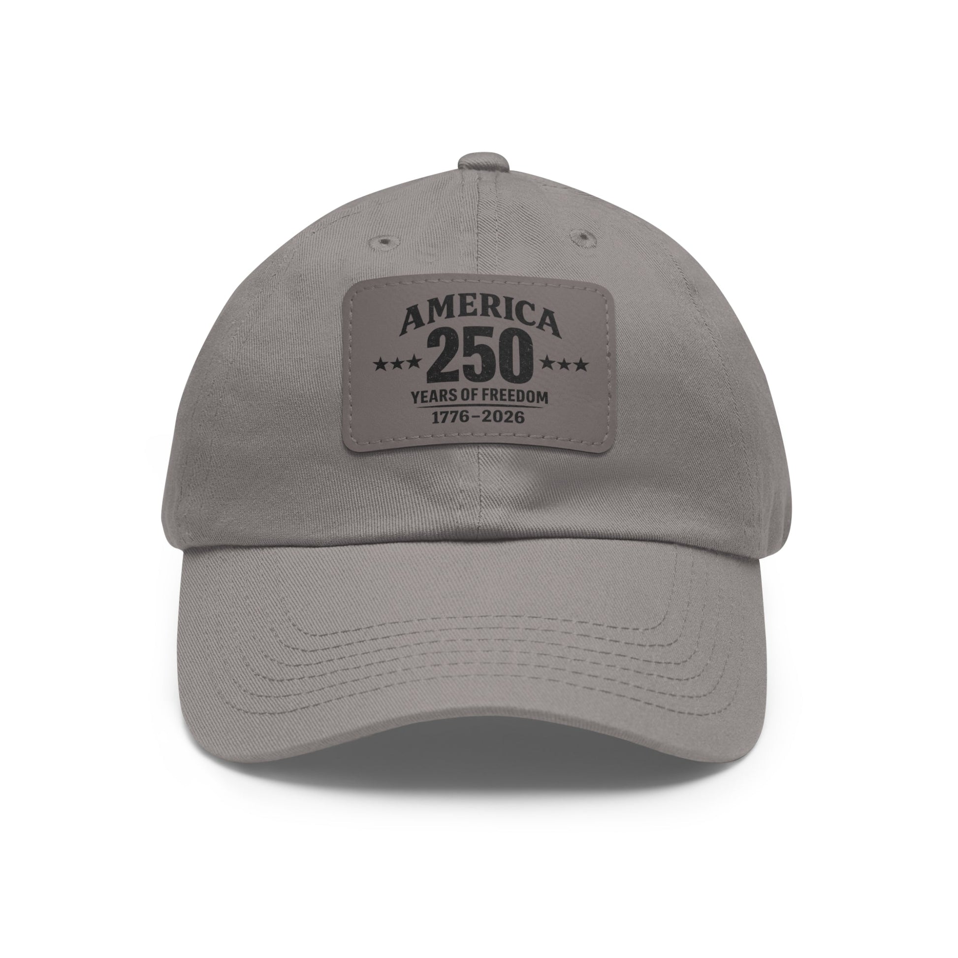 America's 250th Leather Patch Hat — 1776–2026 Patriotic Edition - PatriotDepot.com