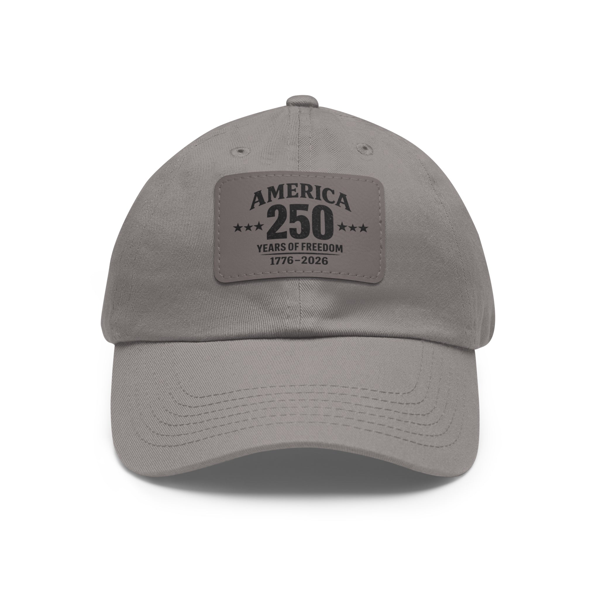 America's 250th Leather Patch Hat — 1776–2026 Patriotic Edition - PatriotDepot.com
