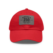 America's 250th Leather Patch Hat — 1776–2026 Patriotic Edition - PatriotDepot.com