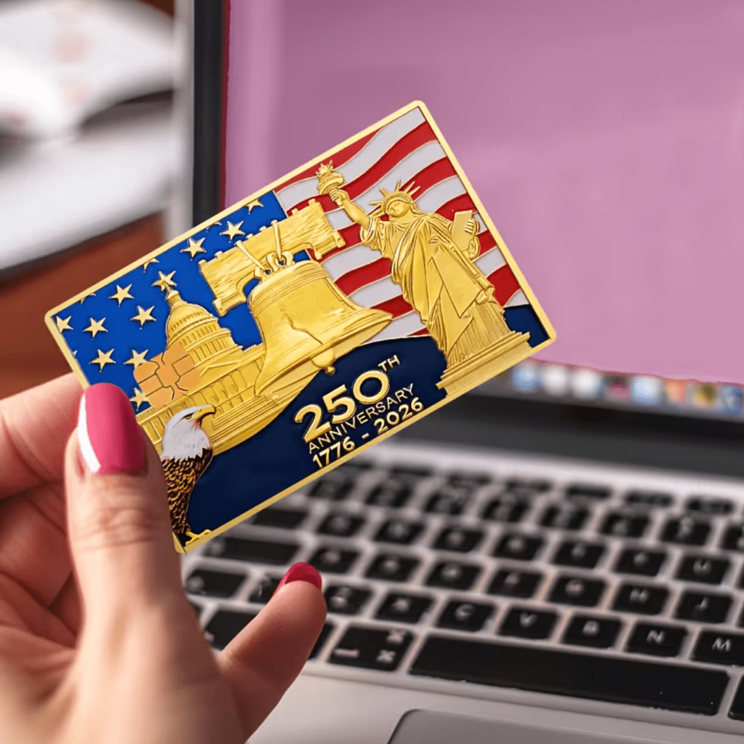 America's 250th Patriotic Edition Debit/Credit Card Sticker - PatriotDepot.com