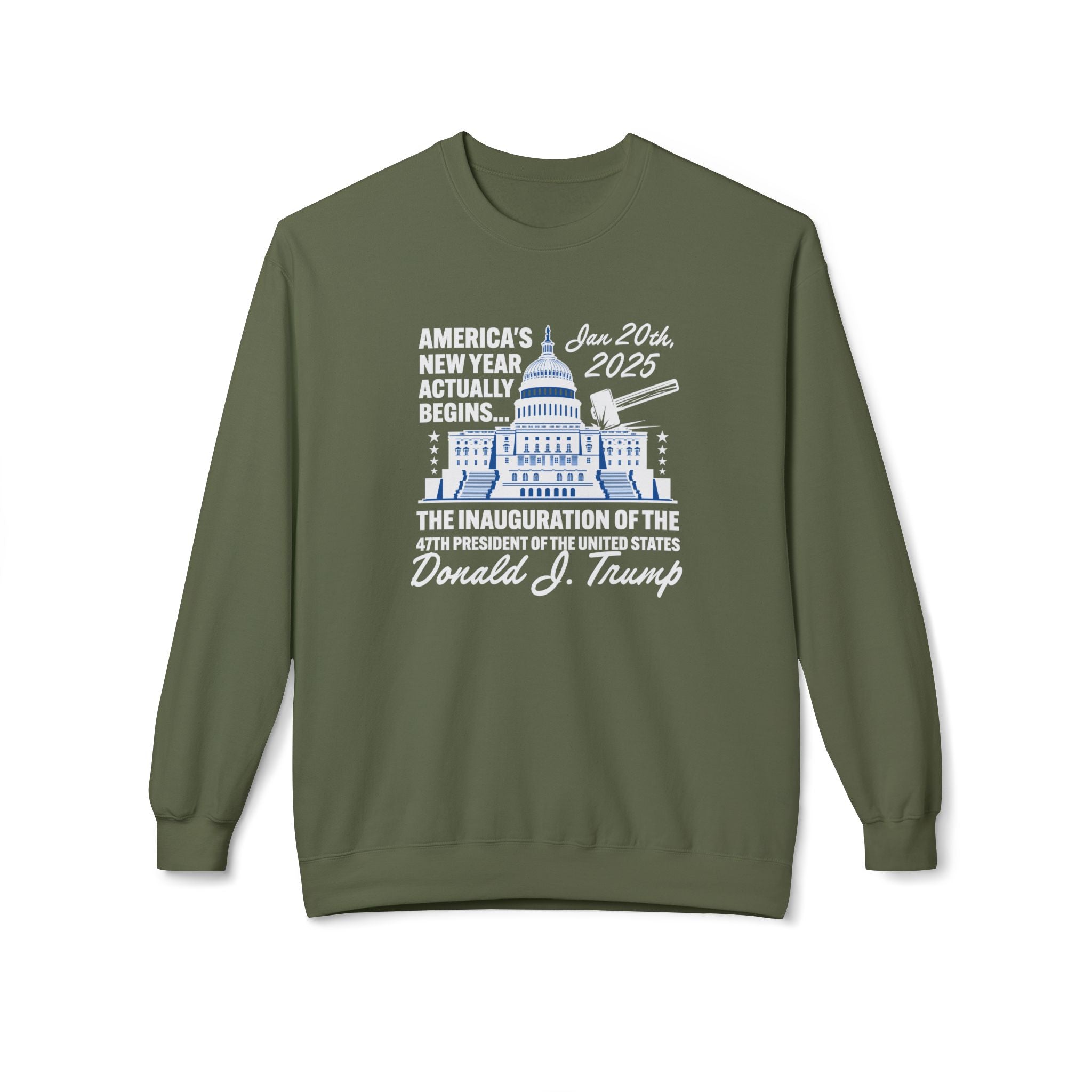 America's New Year Actually Begins January 20, 2025 Trump Softstyle Sweatshirt - PatriotDepot.com