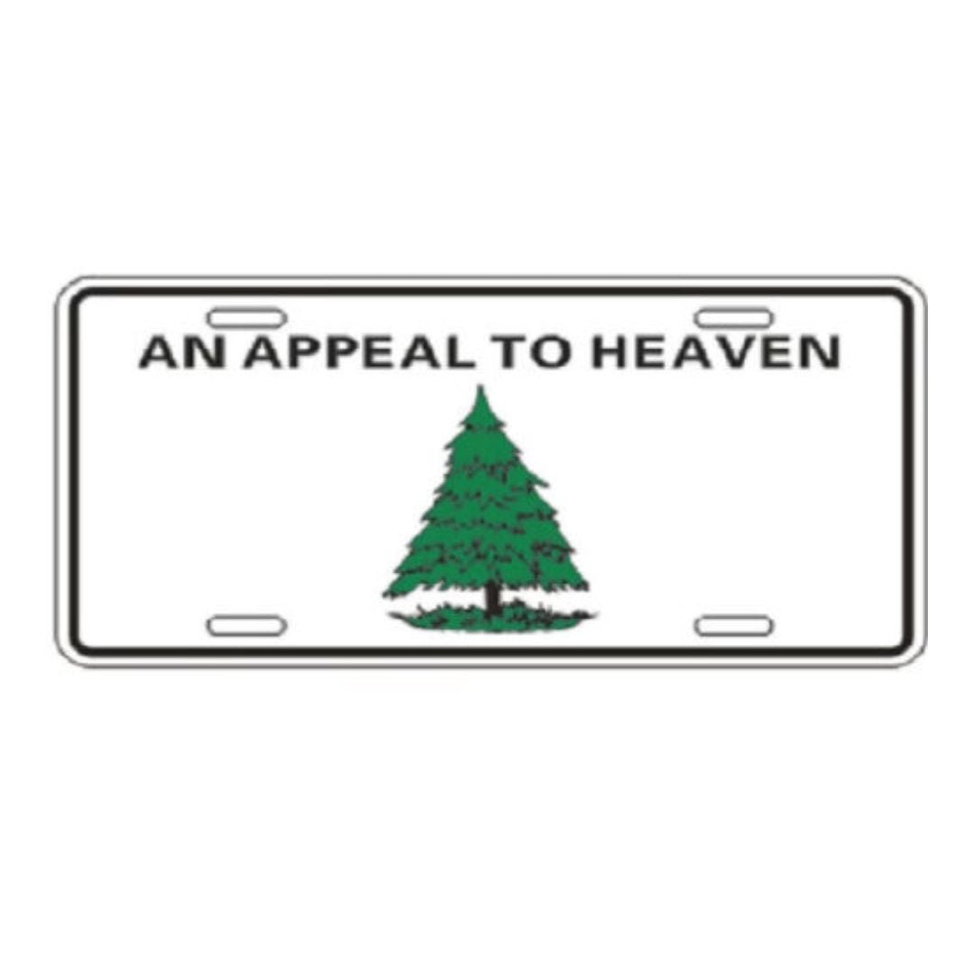 An Appeal to Heaven Embossed License Plate - PatriotDepot.com