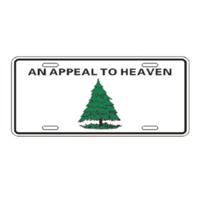An Appeal to Heaven Embossed License Plate