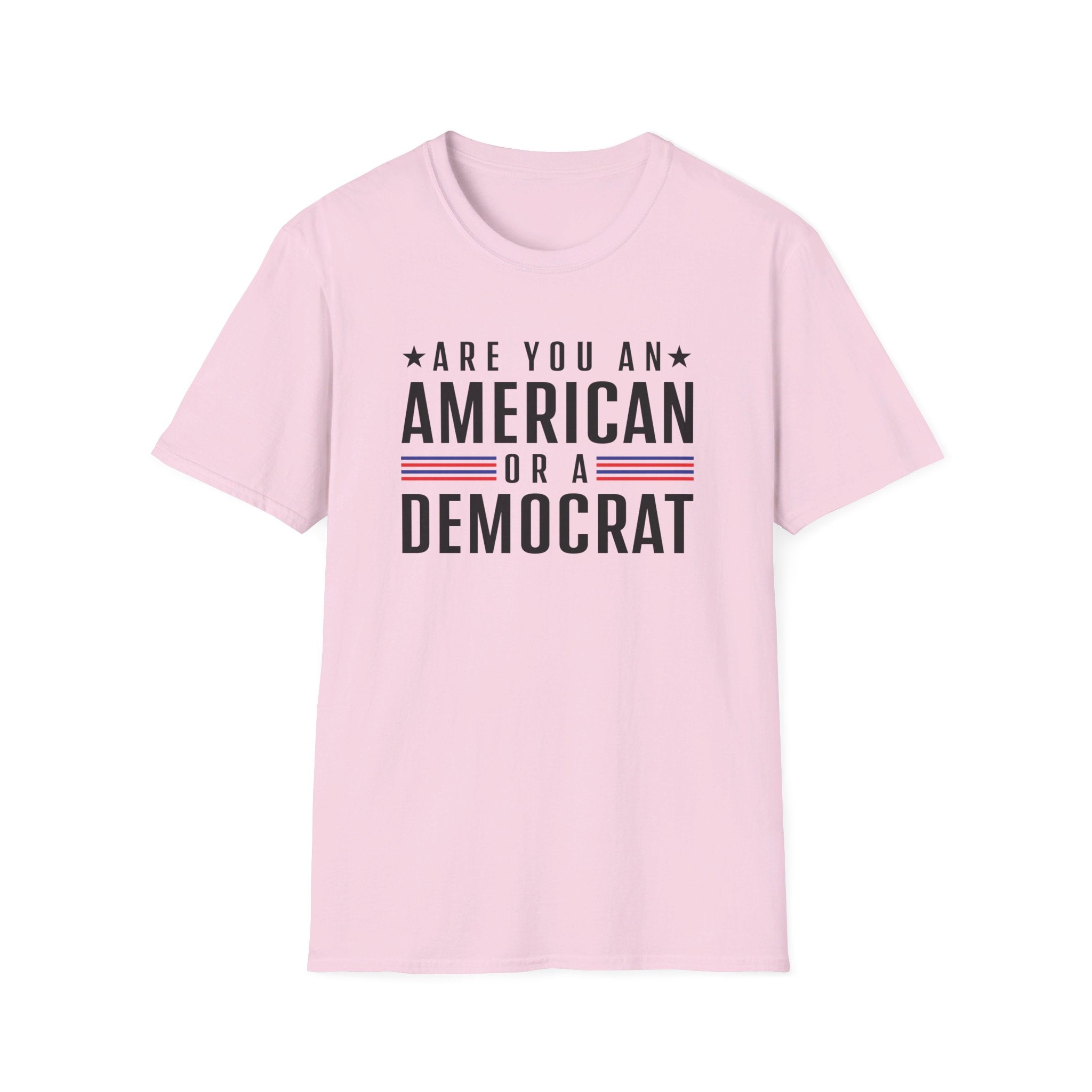 Are you an American or a Democrat T-Shirt - PatriotDepot.com