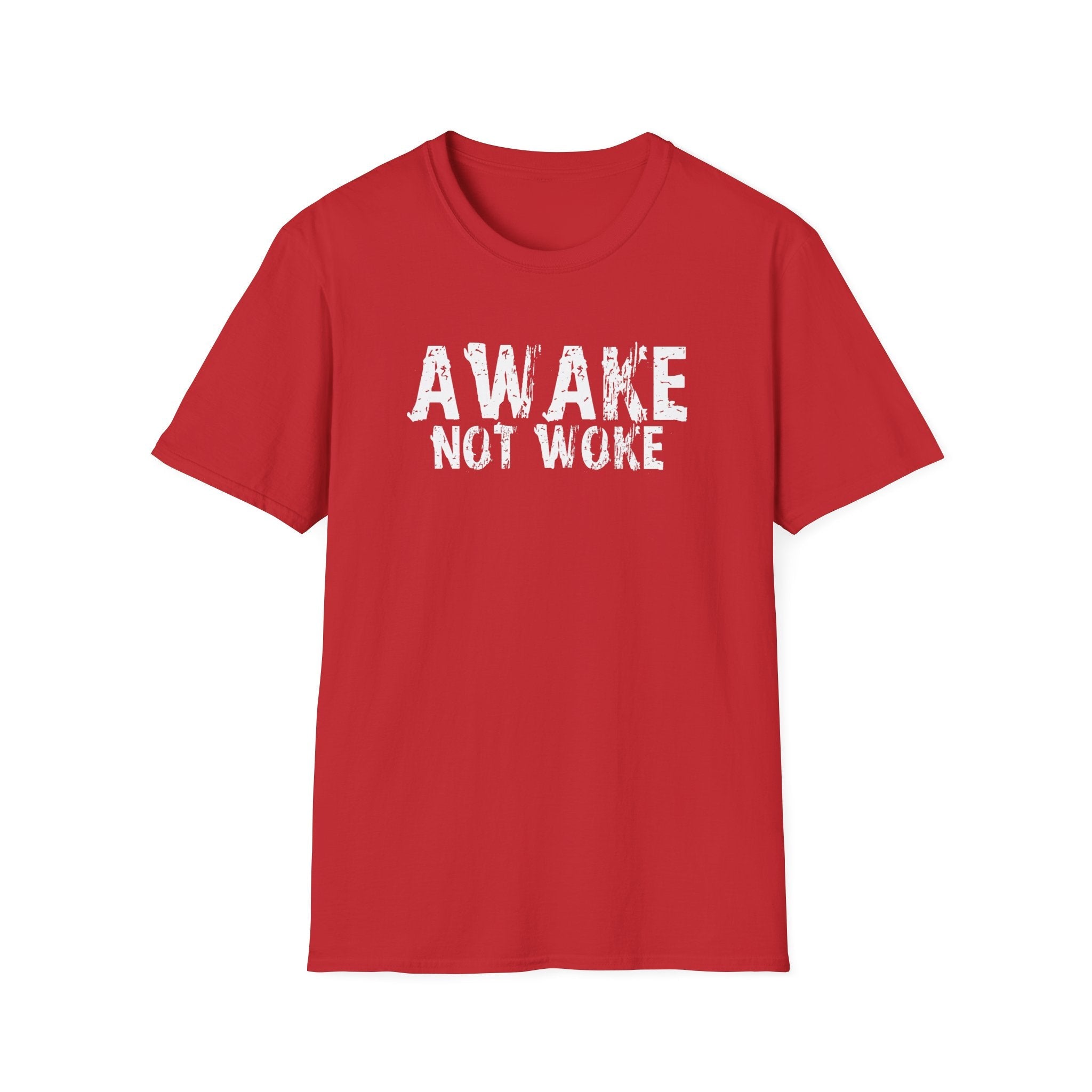 Awake Not Woke Unisex T-Shirt - PatriotDepot.com