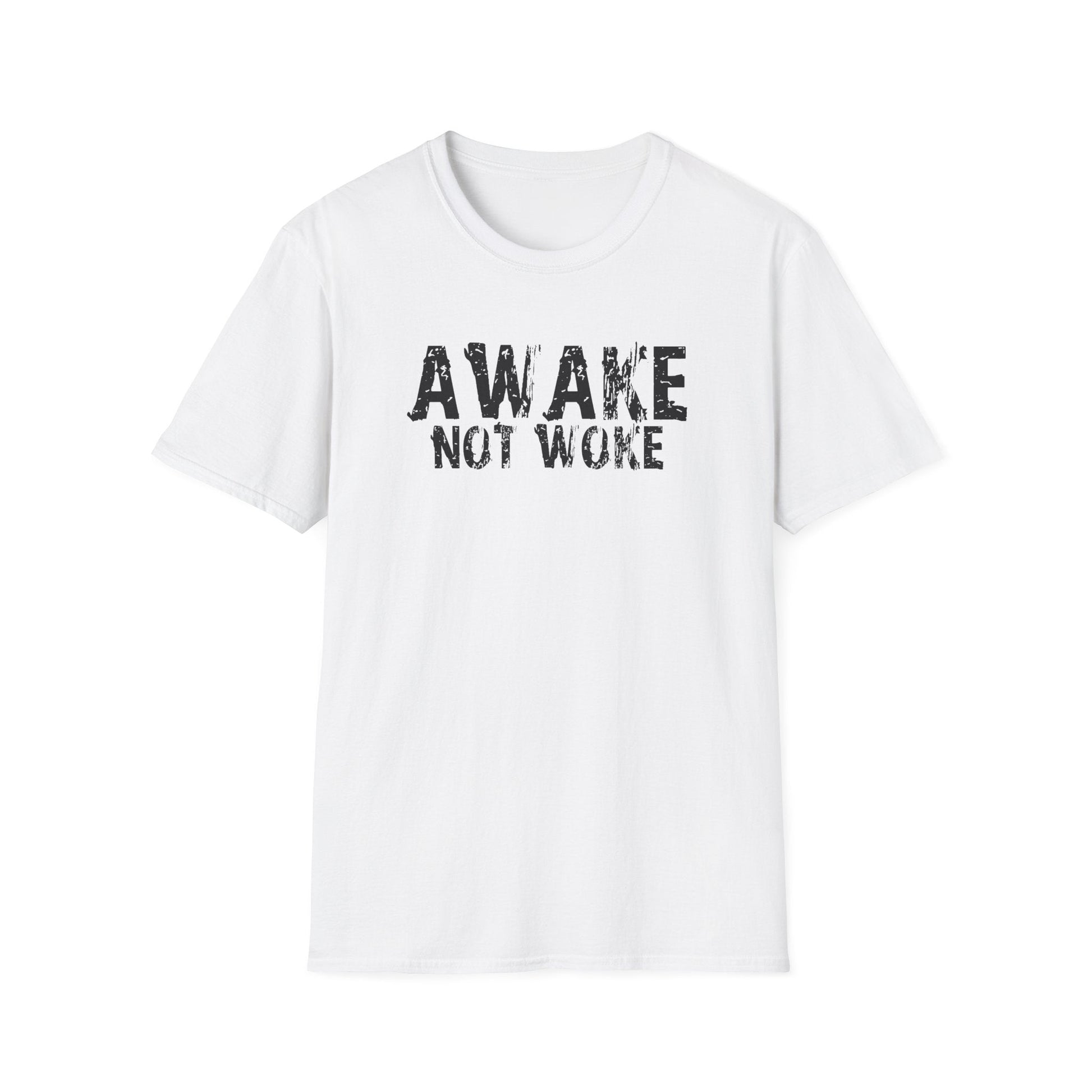 Awake Not Woke Unisex T-Shirt - PatriotDepot.com