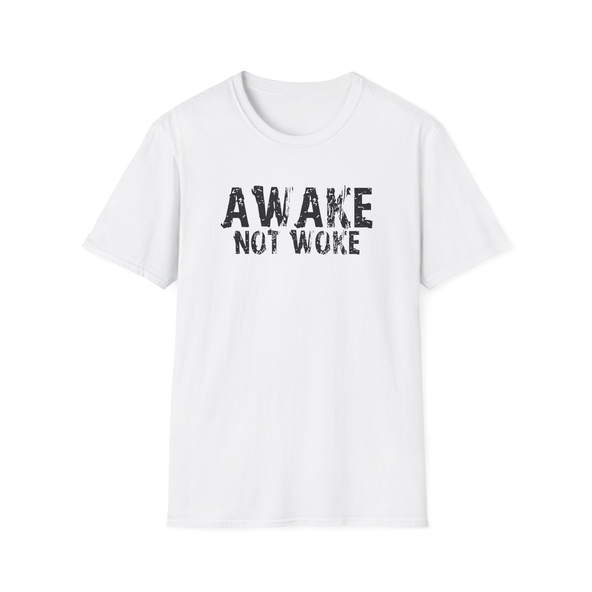 Awake Not Woke Unisex T-Shirt - PatriotDepot.com