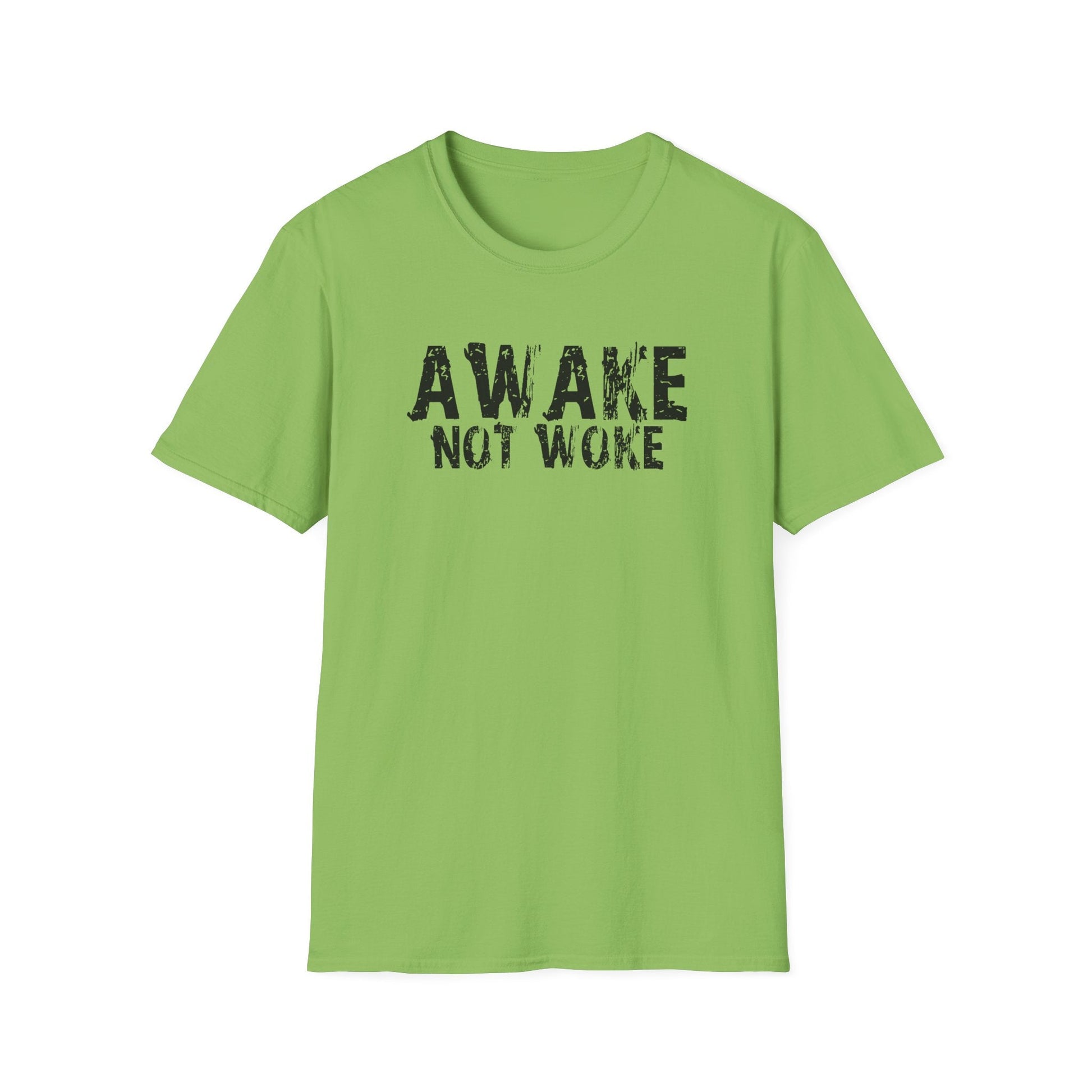 Awake Not Woke Unisex T-Shirt - PatriotDepot.com
