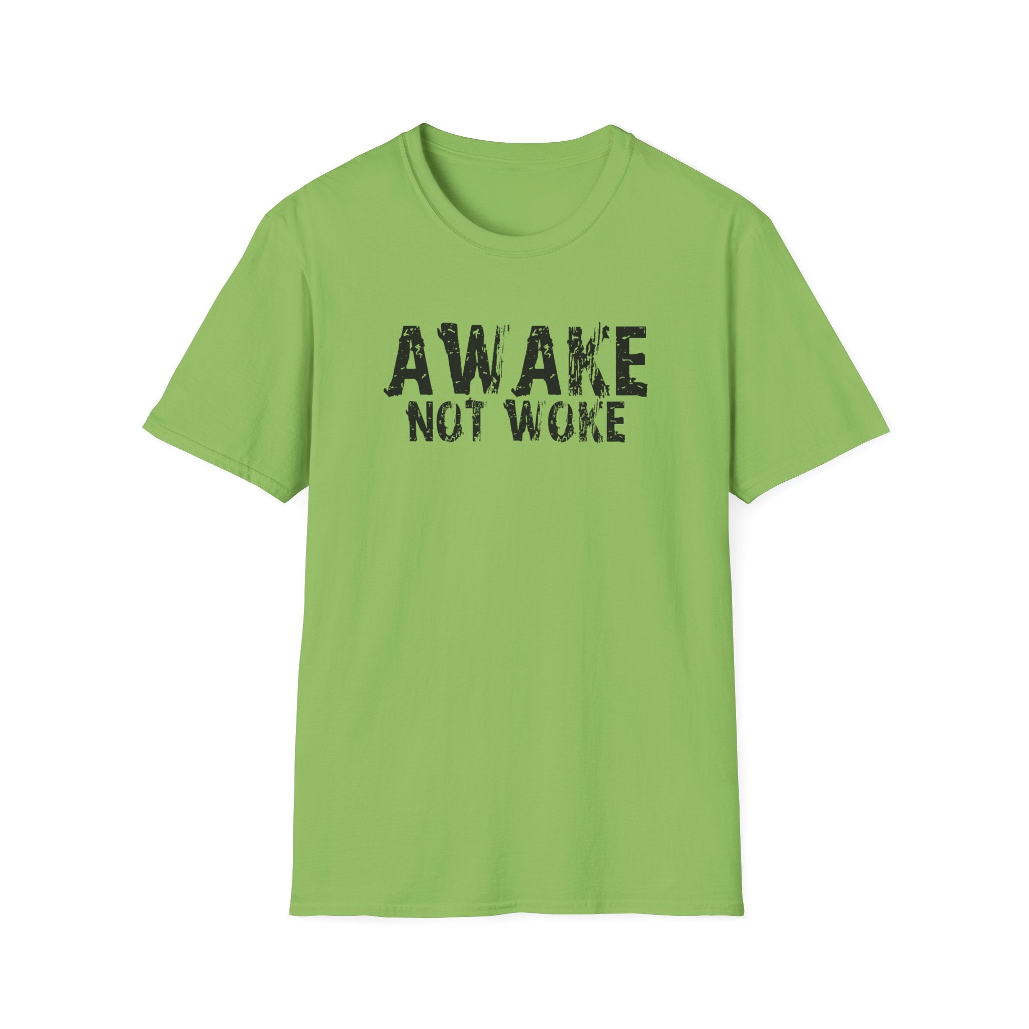 Awake Not Woke Unisex T-Shirt - PatriotDepot.com