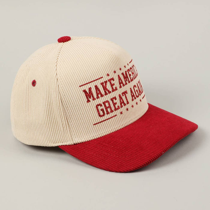 Premium Make America Great Again Corduroy Hat