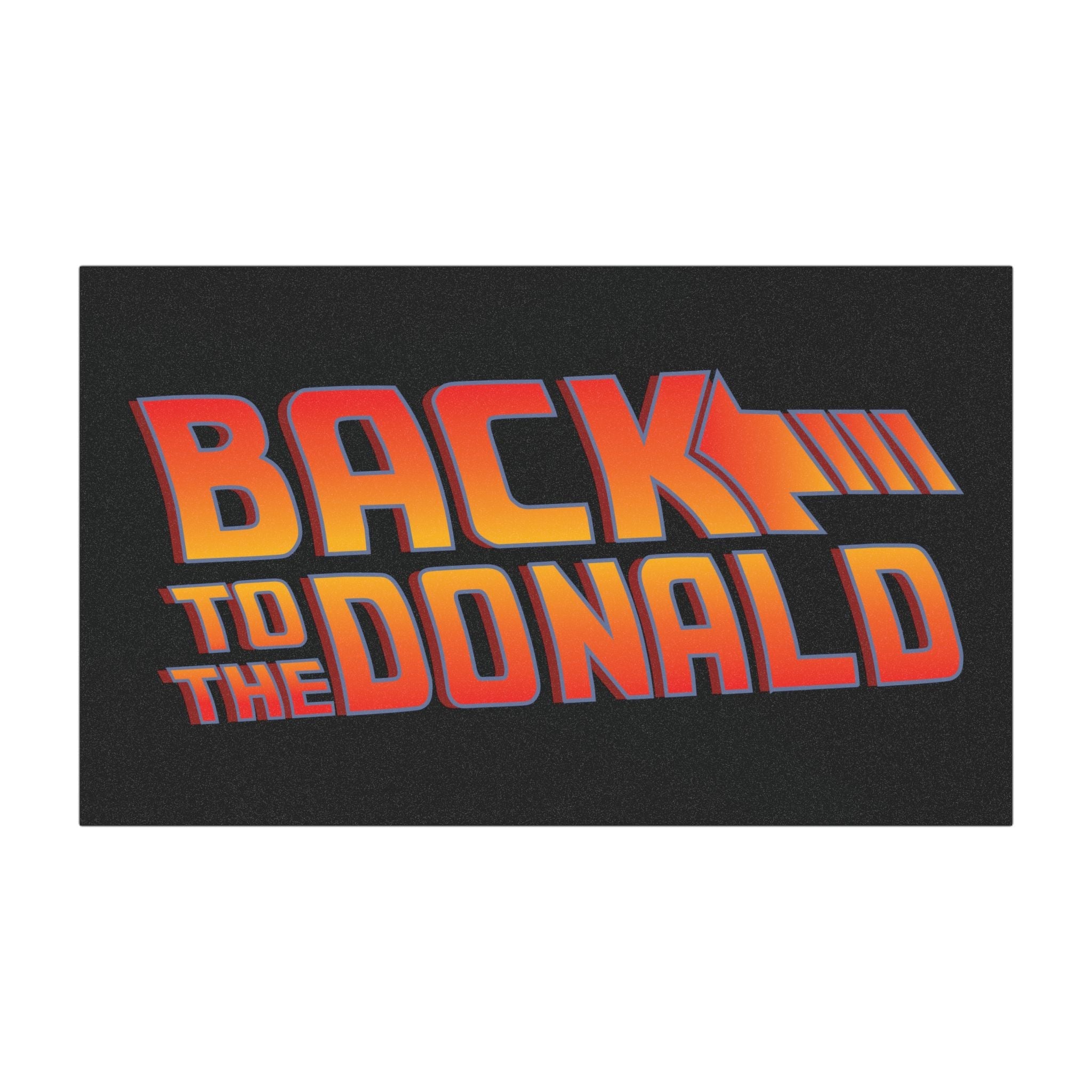 Back To The Donald Car Magnet - PatriotDepot.com