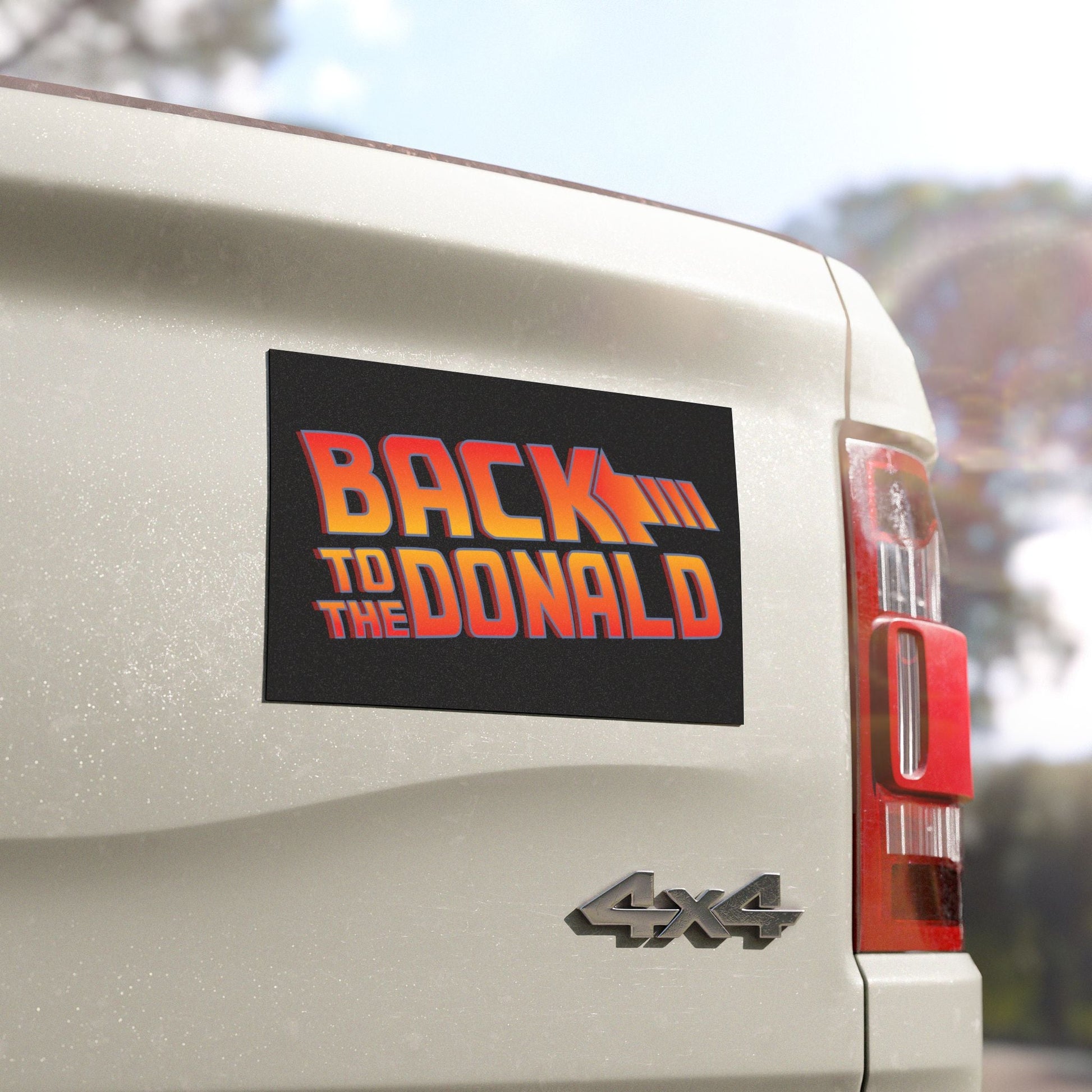 Back To The Donald Car Magnet - PatriotDepot.com
