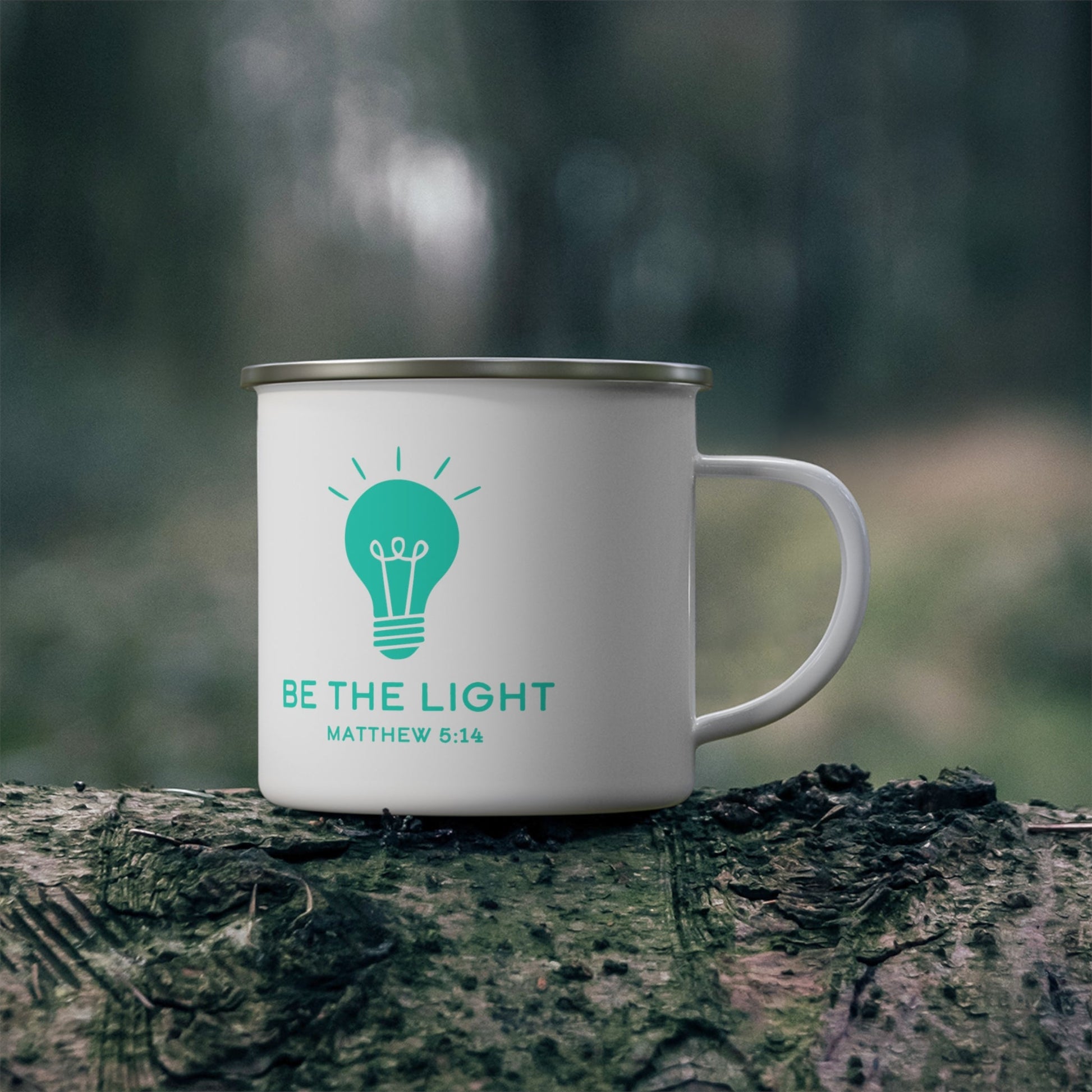 Be The Light Enamel Camping Mug - PatriotDepot.com