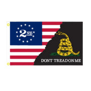 Betsy Ross Split 2A DTOM 3'x5' Flag - PatriotDepot.com